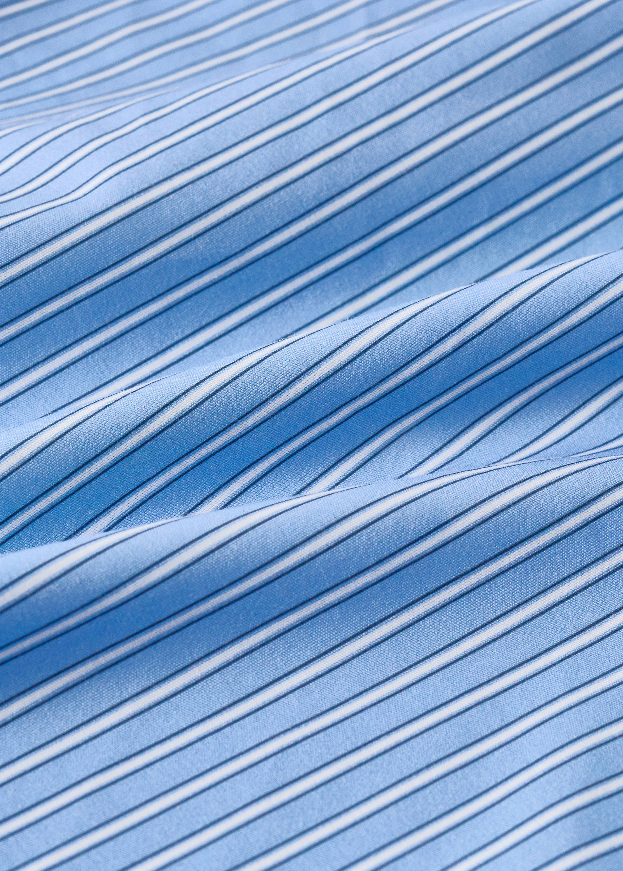 Children's percale duvet cover with shirt stripes Bed 135/140 cm - Details of the article 1