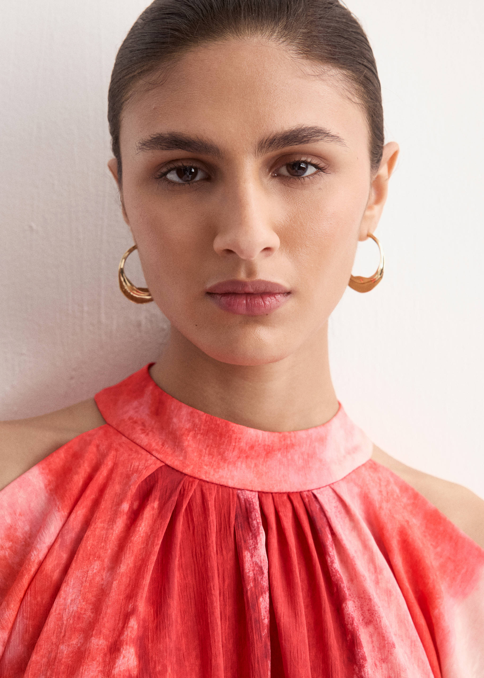 Off-the-shoulder long dress - Details of the article 1