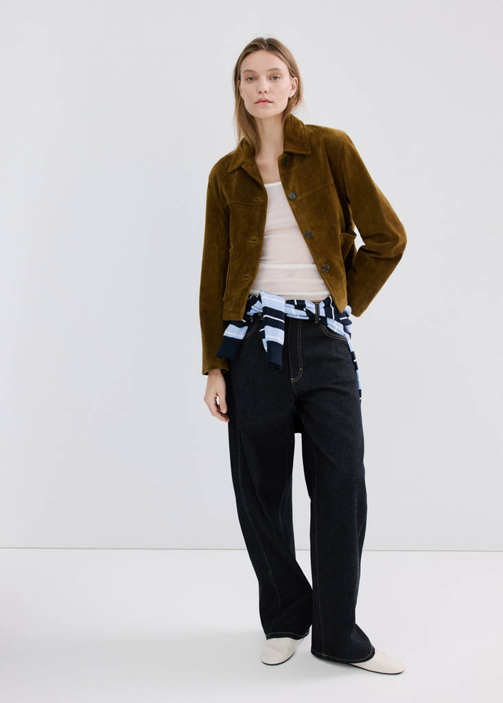 Low-rise balloon jeans — Open Blue