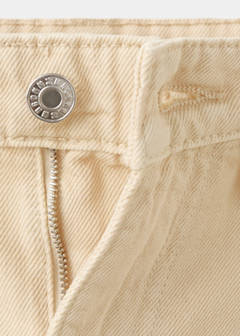 Wide leg mid-rise jeans — Vanilla 8
