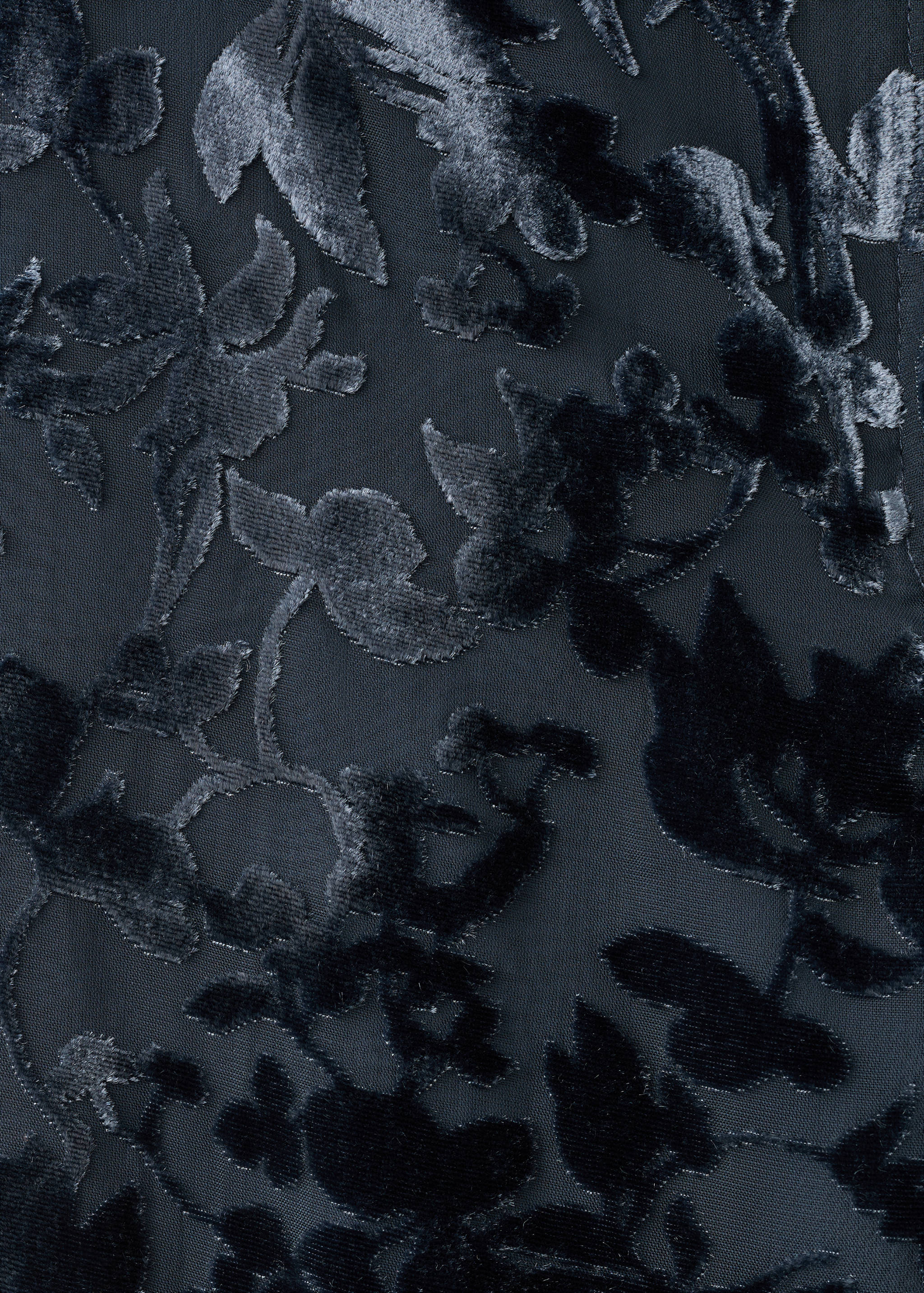 烂花工艺直筒裤 - null