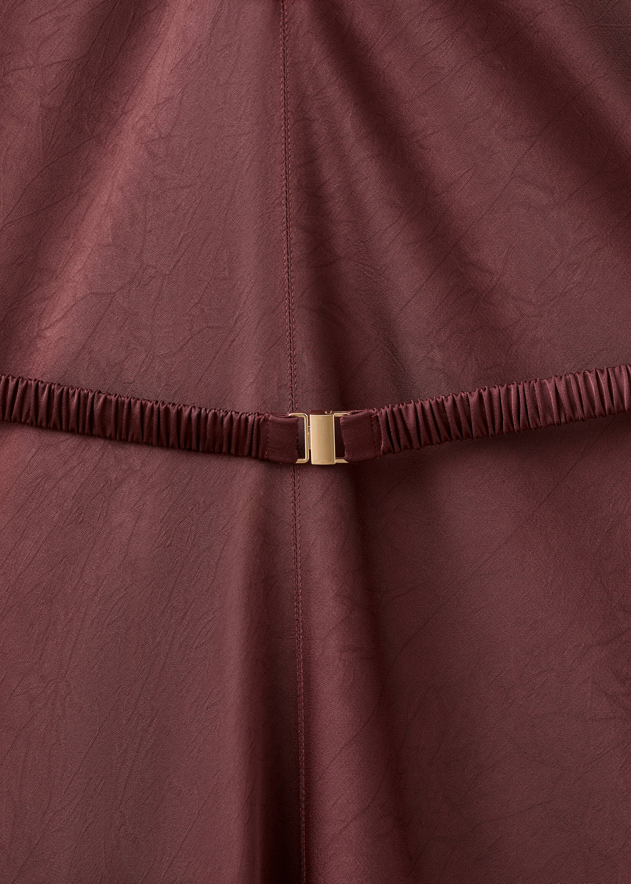 Belted V-neck dress - Details of the article 0