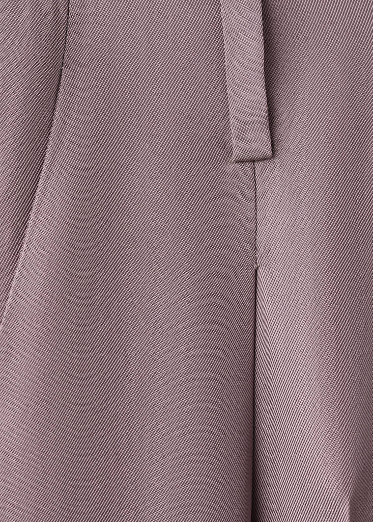 Straight mid-rise trousers — Pastel Pink