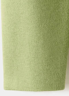 V-neck knit sweater — Green 10