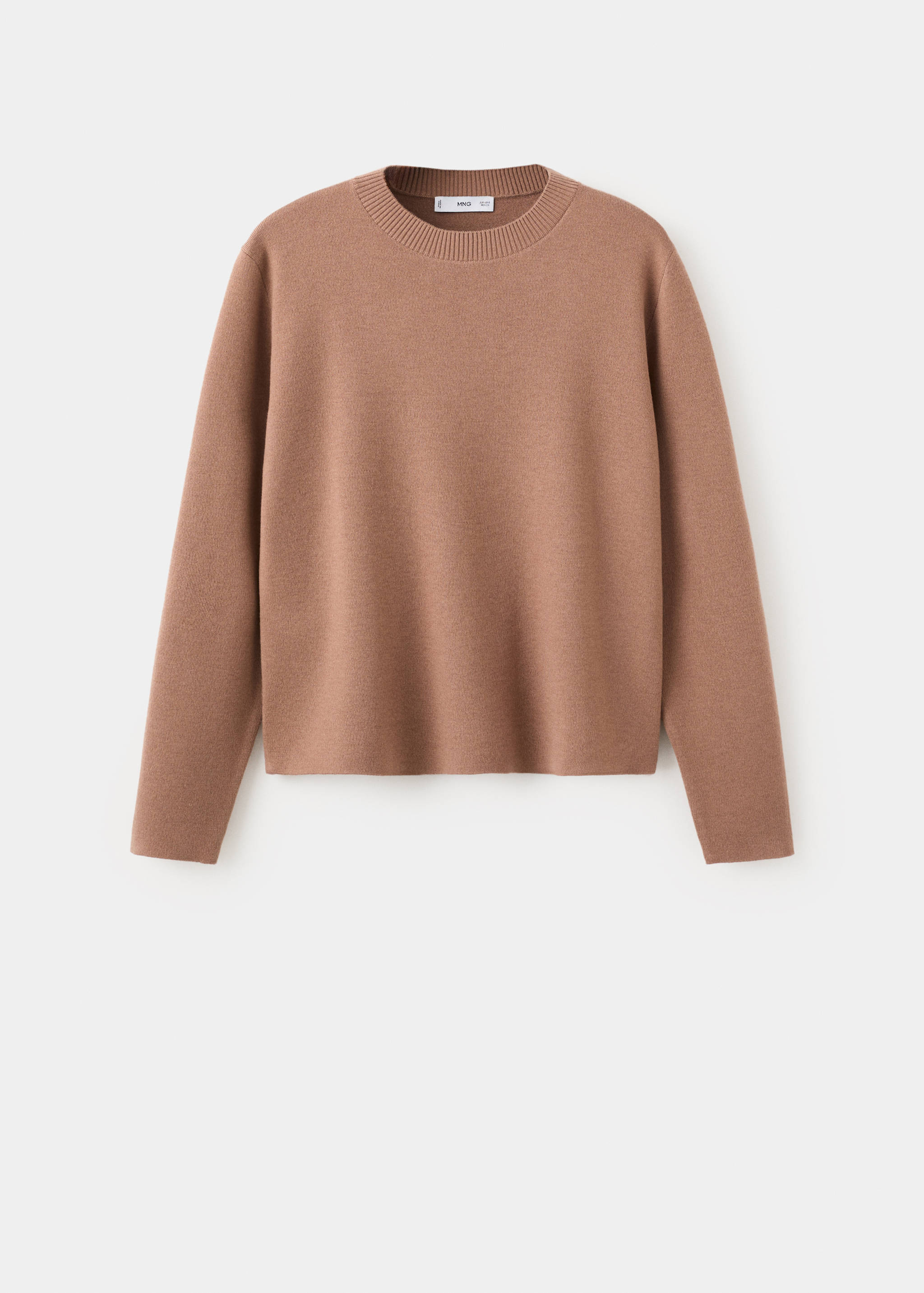 Round-neck knitted sweater - Article without model