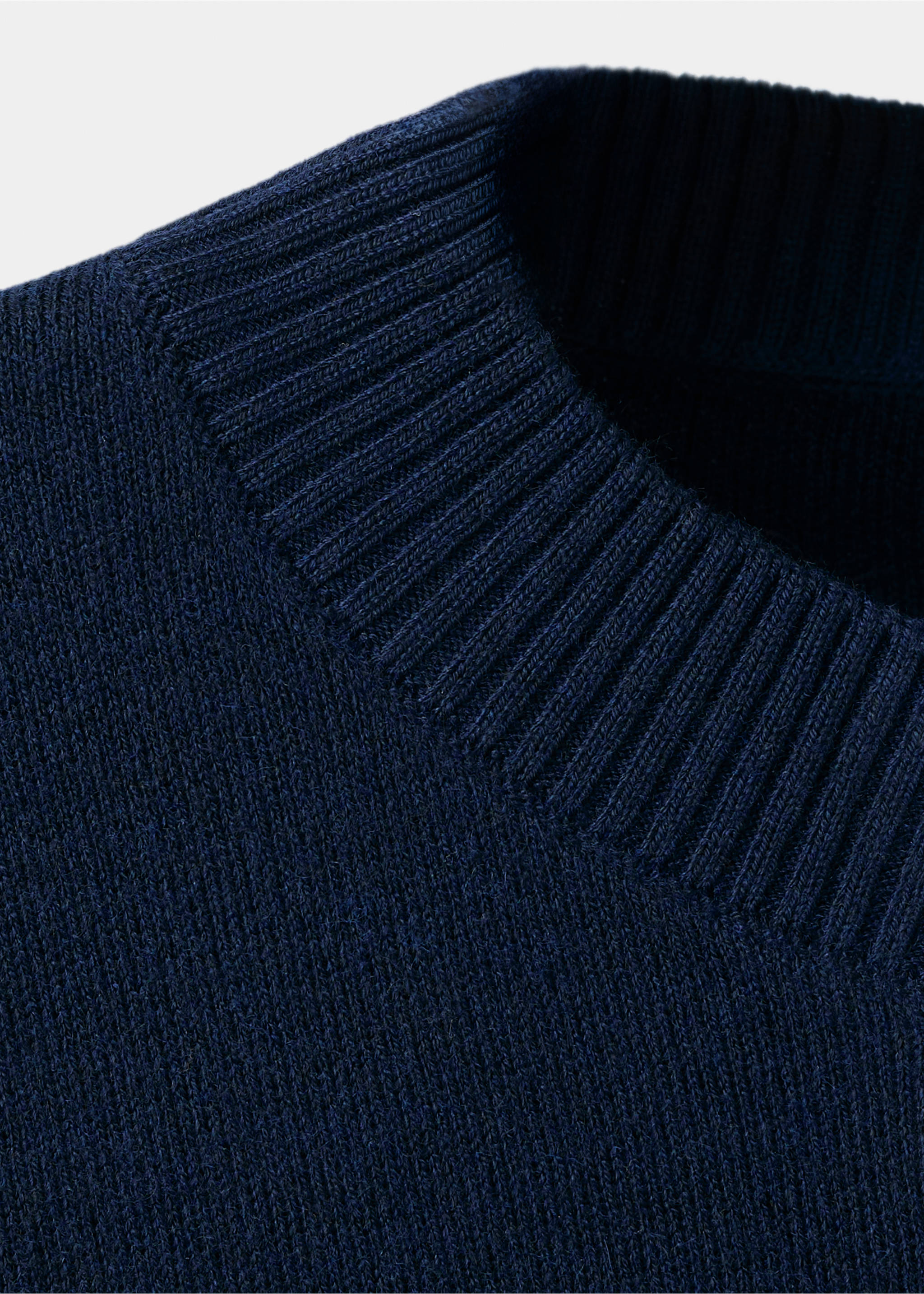 圆领针织毛衣 - null, 深海军蓝. Ref: 27024091-00.