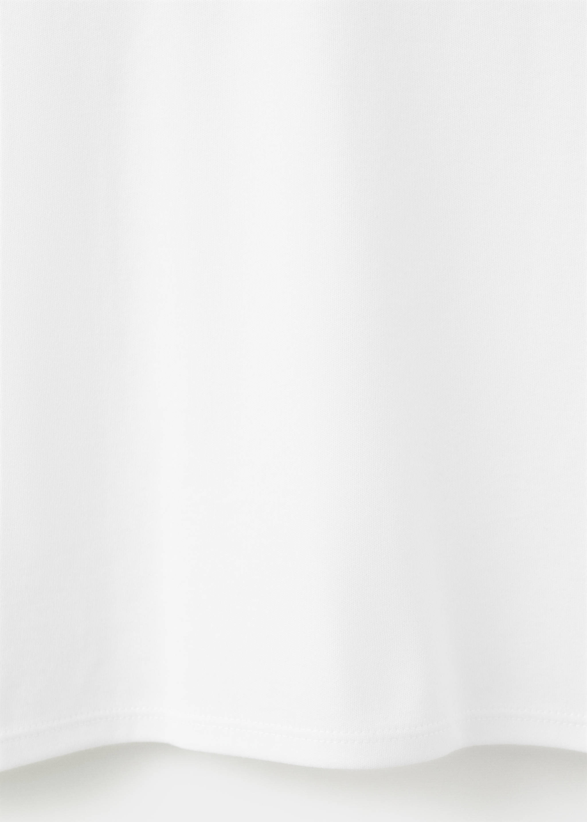 T-shirt coton col en V - Détail de l'article 0