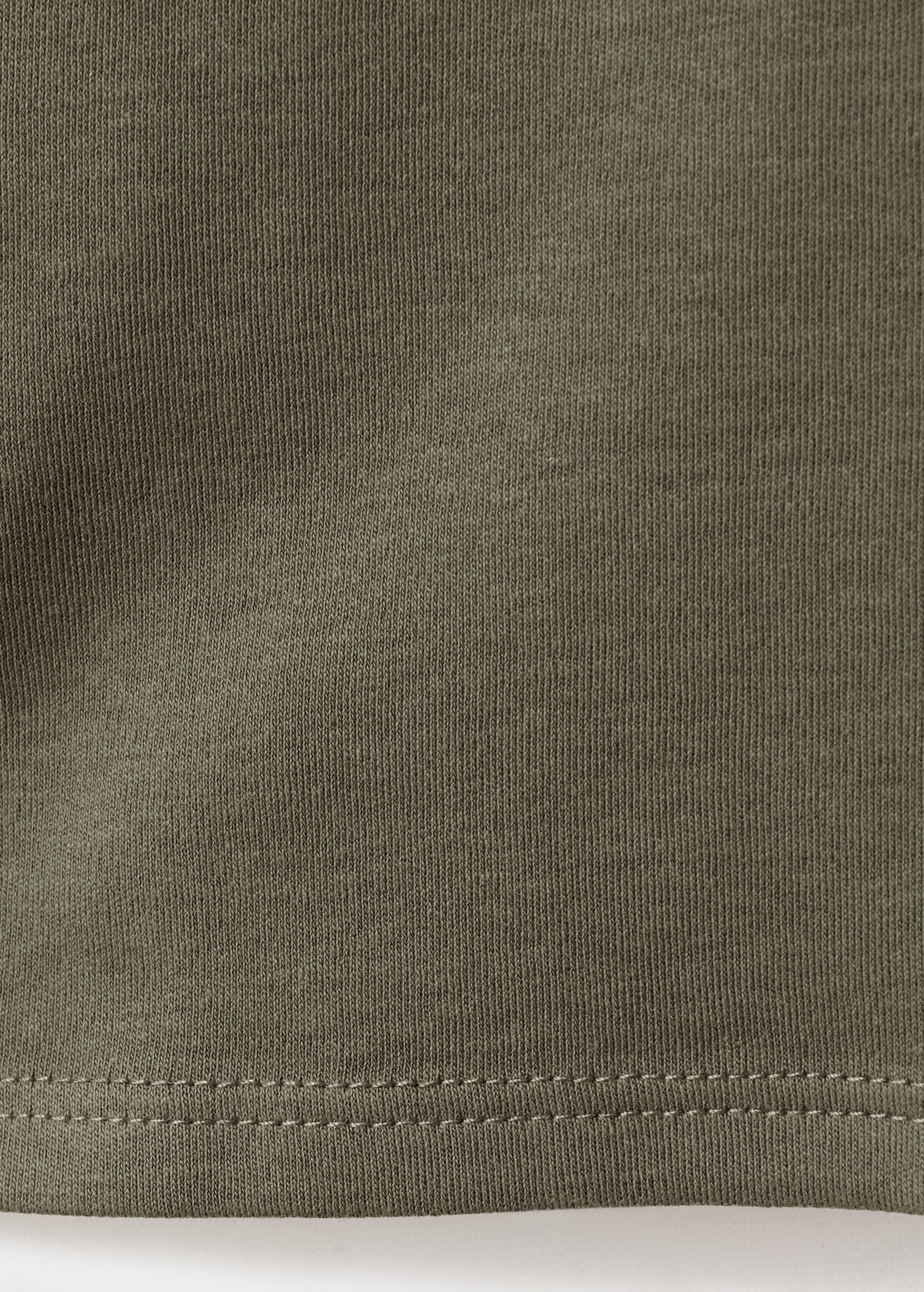 T-shirt coton col en V - Détail de l'article 0