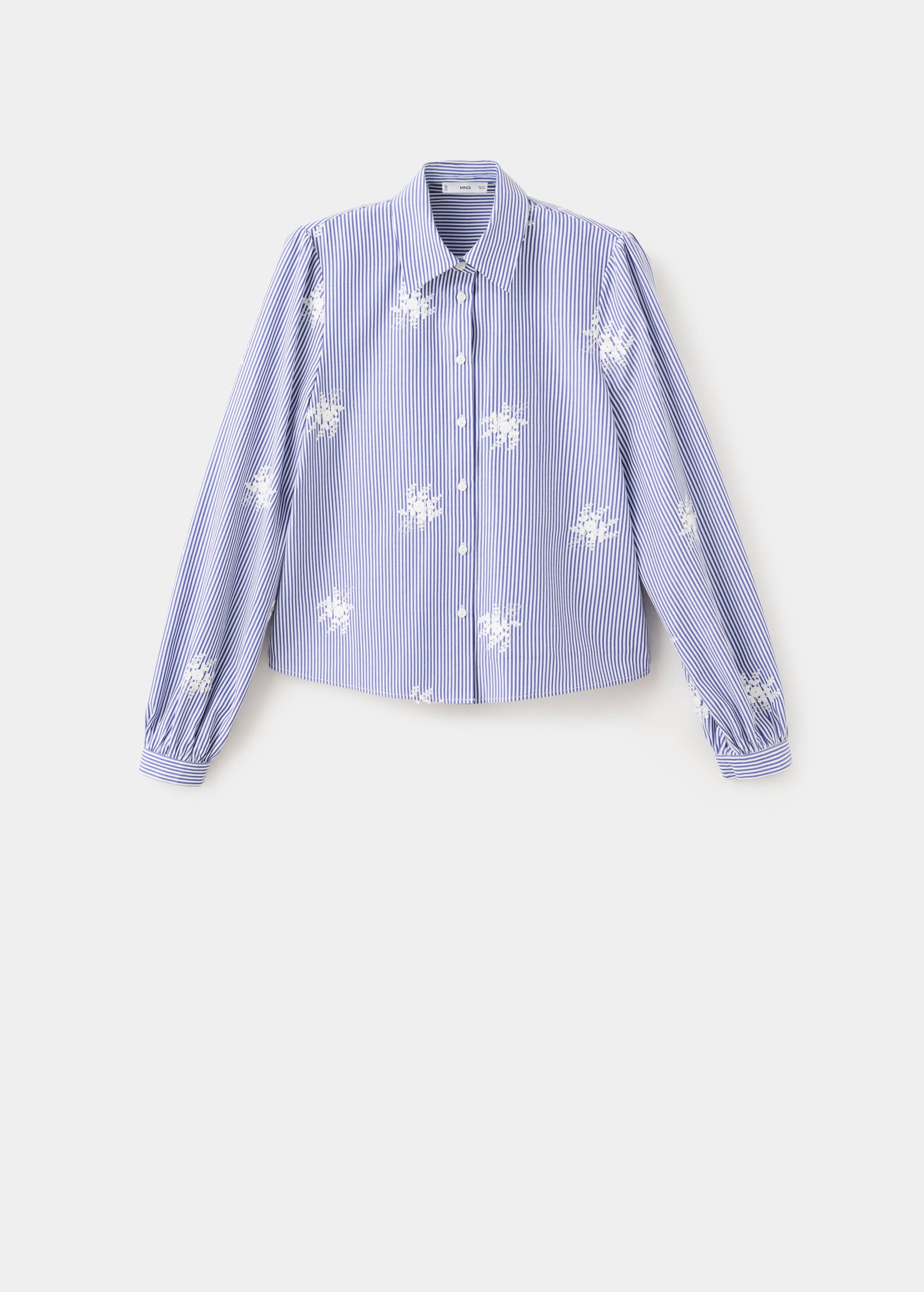 Embroidery striped shirt - Article without model