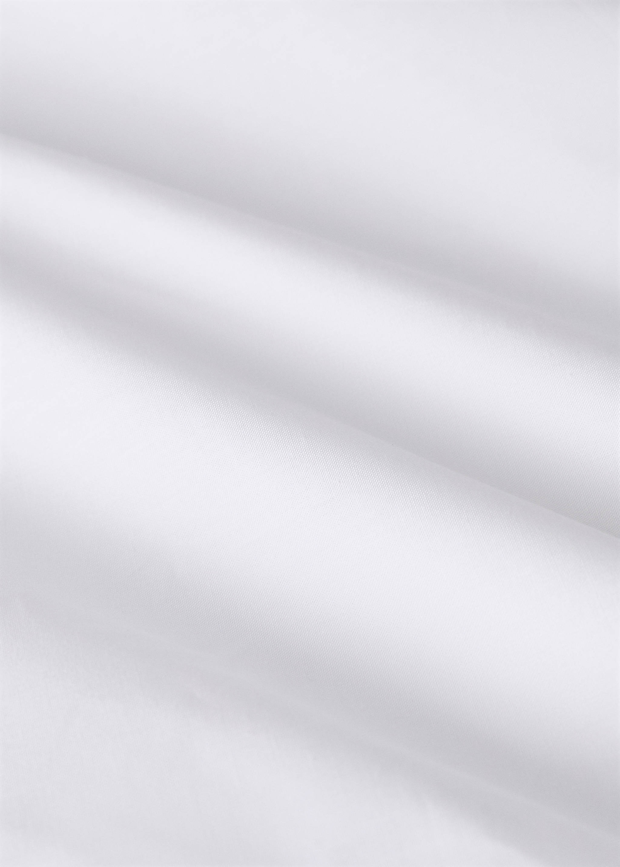 Top sheet in percale cotton with hemstitch for a 90cm bed - Details of the article 2