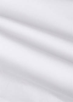 Top sheet in percale cotton with hemstitch for a 90cm bed — White 2