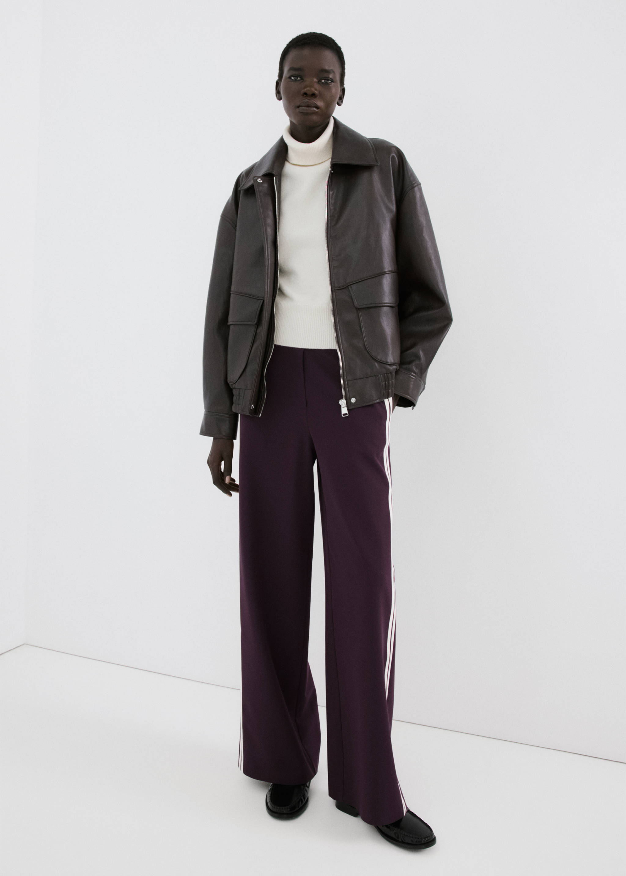 Combined striped trousers - General plane