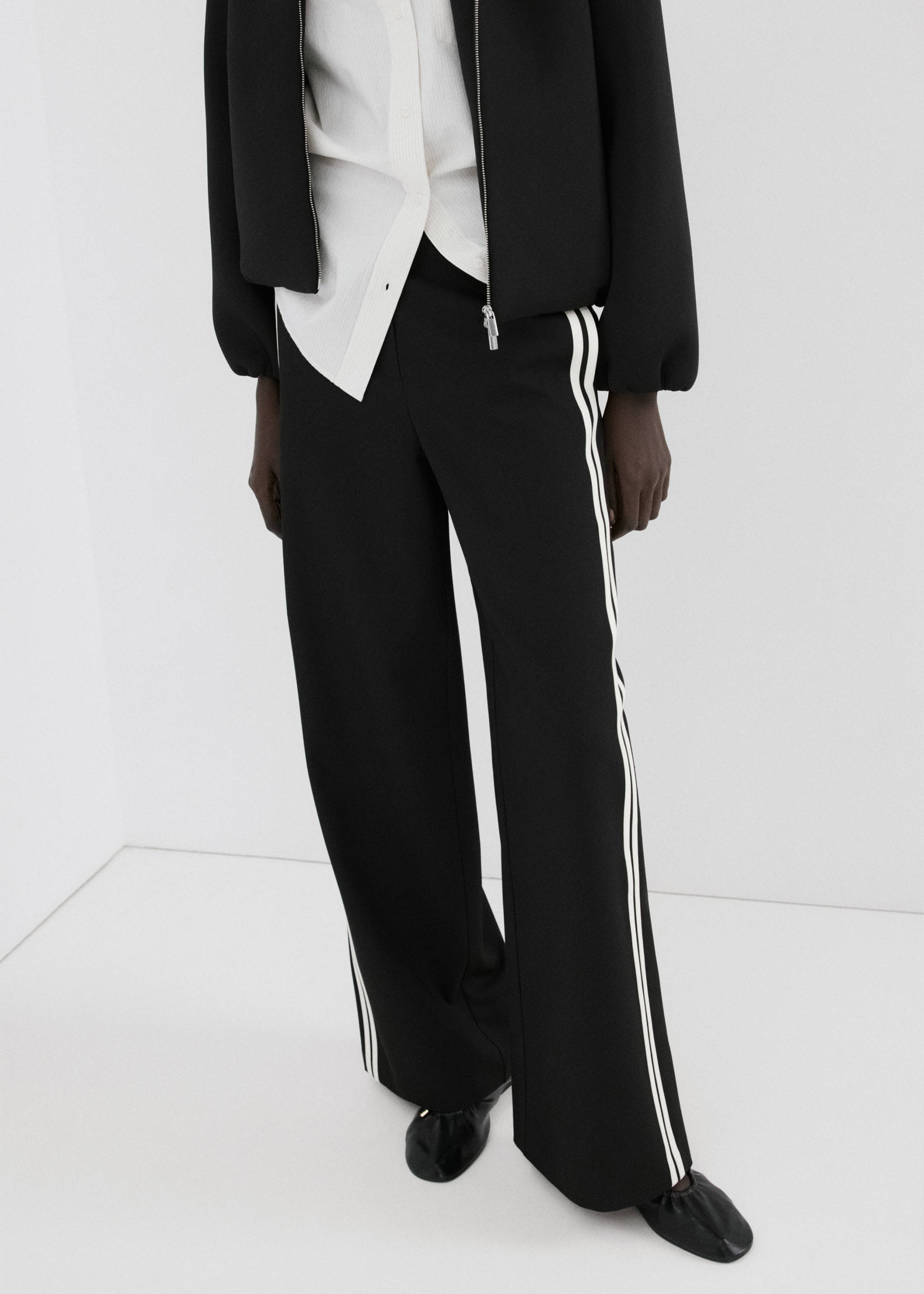 Pantalón combinado rayas - Detalle del artículo 1