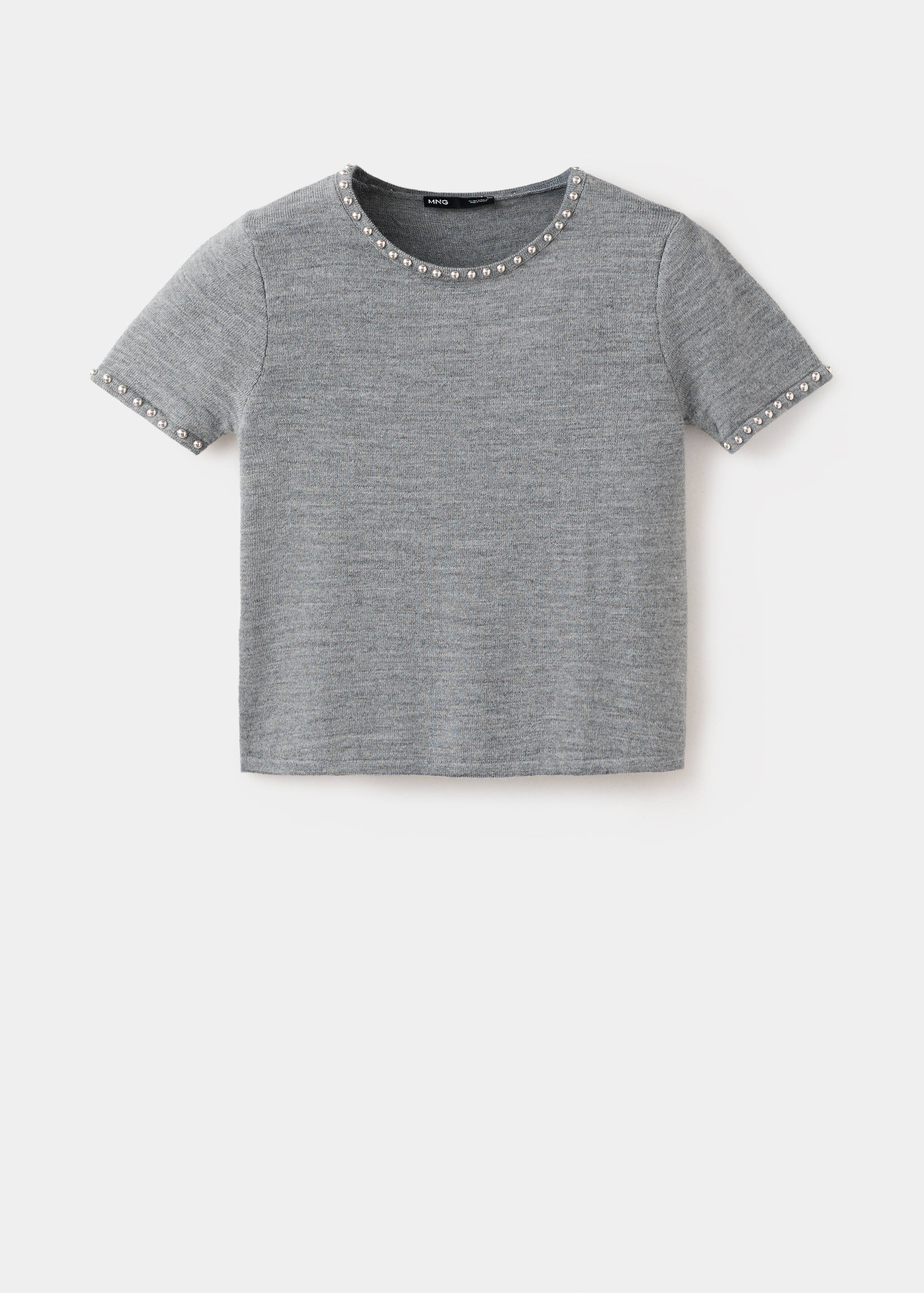 Studded knitted sweater - Article without model