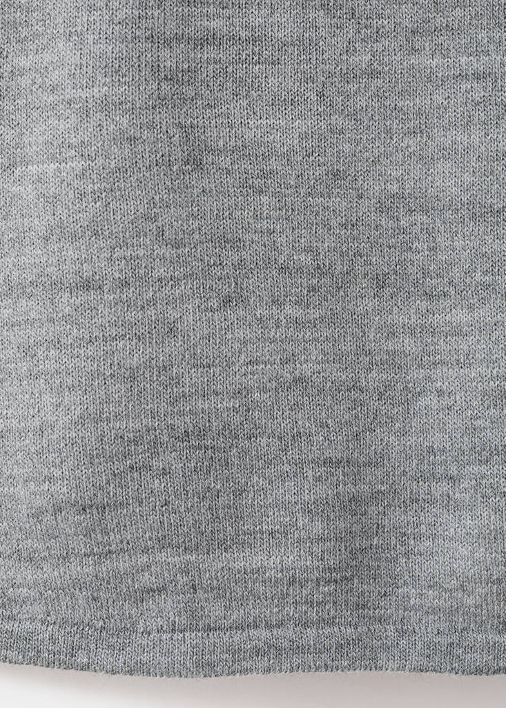 Studded knitted sweater — Medium Heather Grey