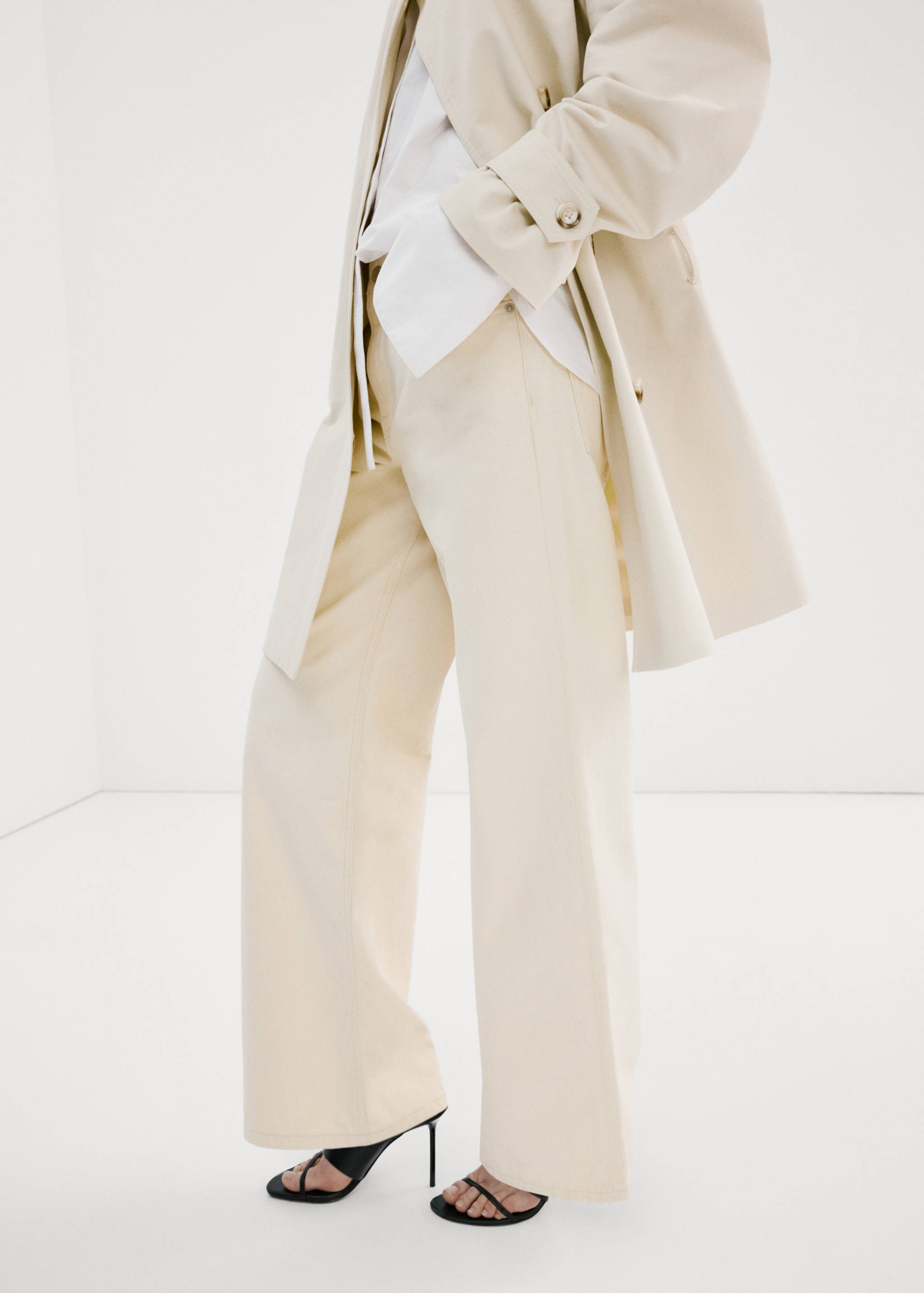 Low-rise wideleg jeans - Medium plane