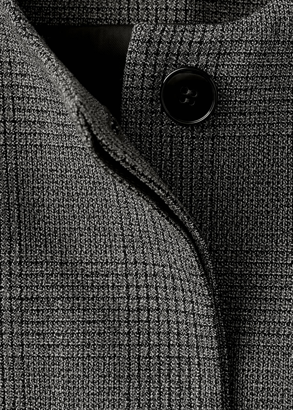 Crop suit blazer — Grey