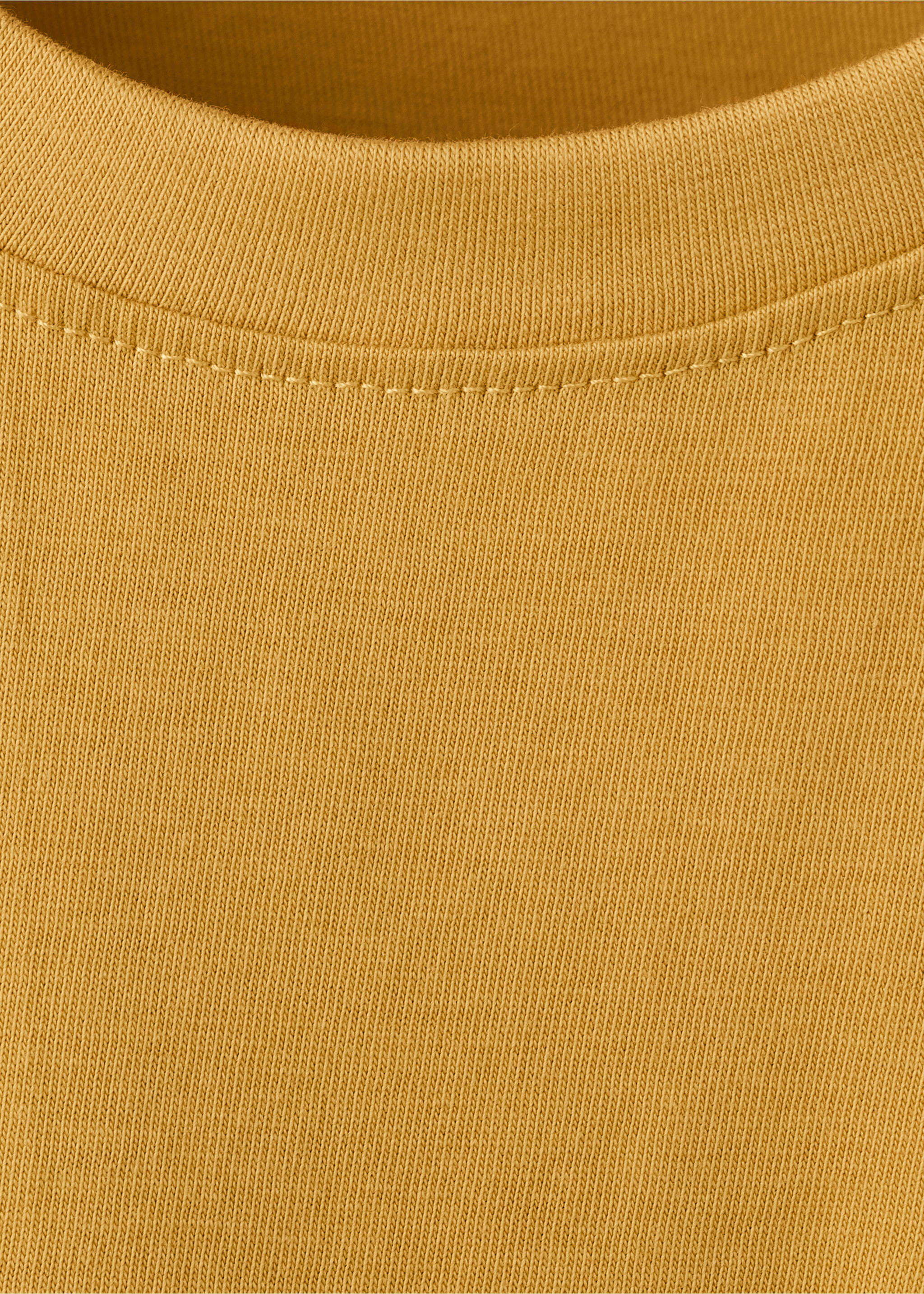 Camiseta algodón estampada - Detalle del artículo 0, Ocre. Ref: 27024414-00.