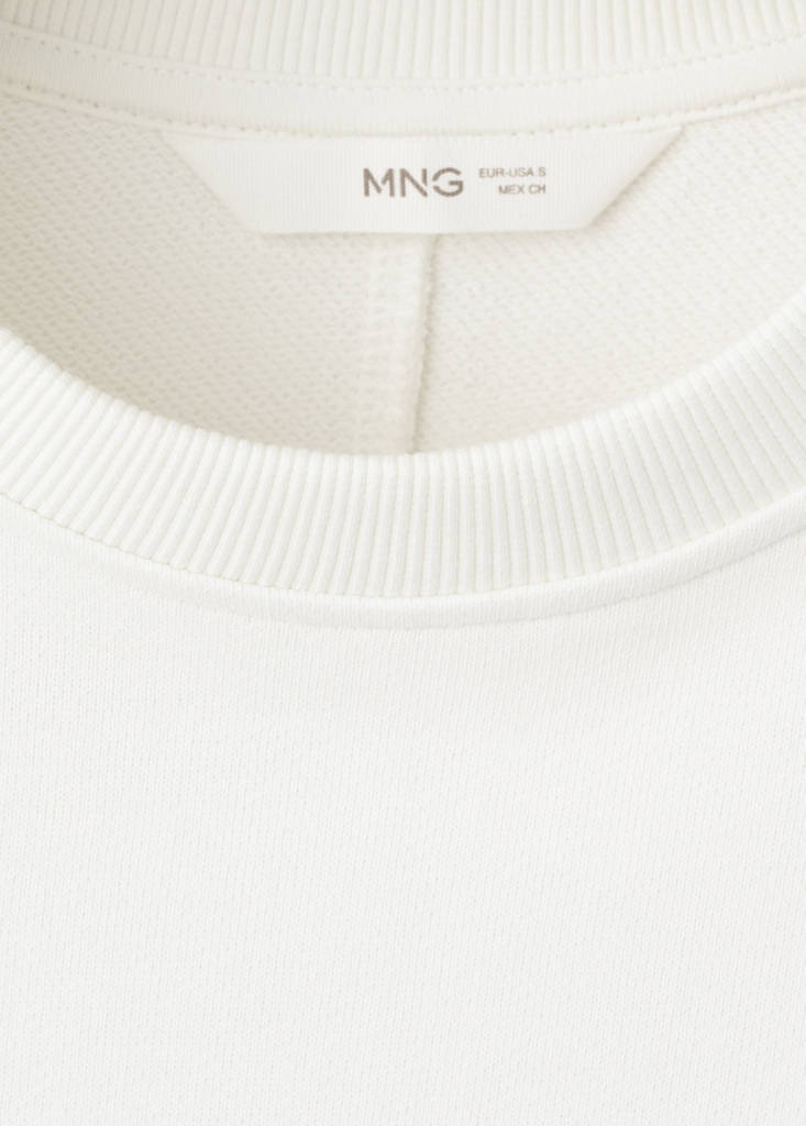 Printed cotton sweatshirt — Off White