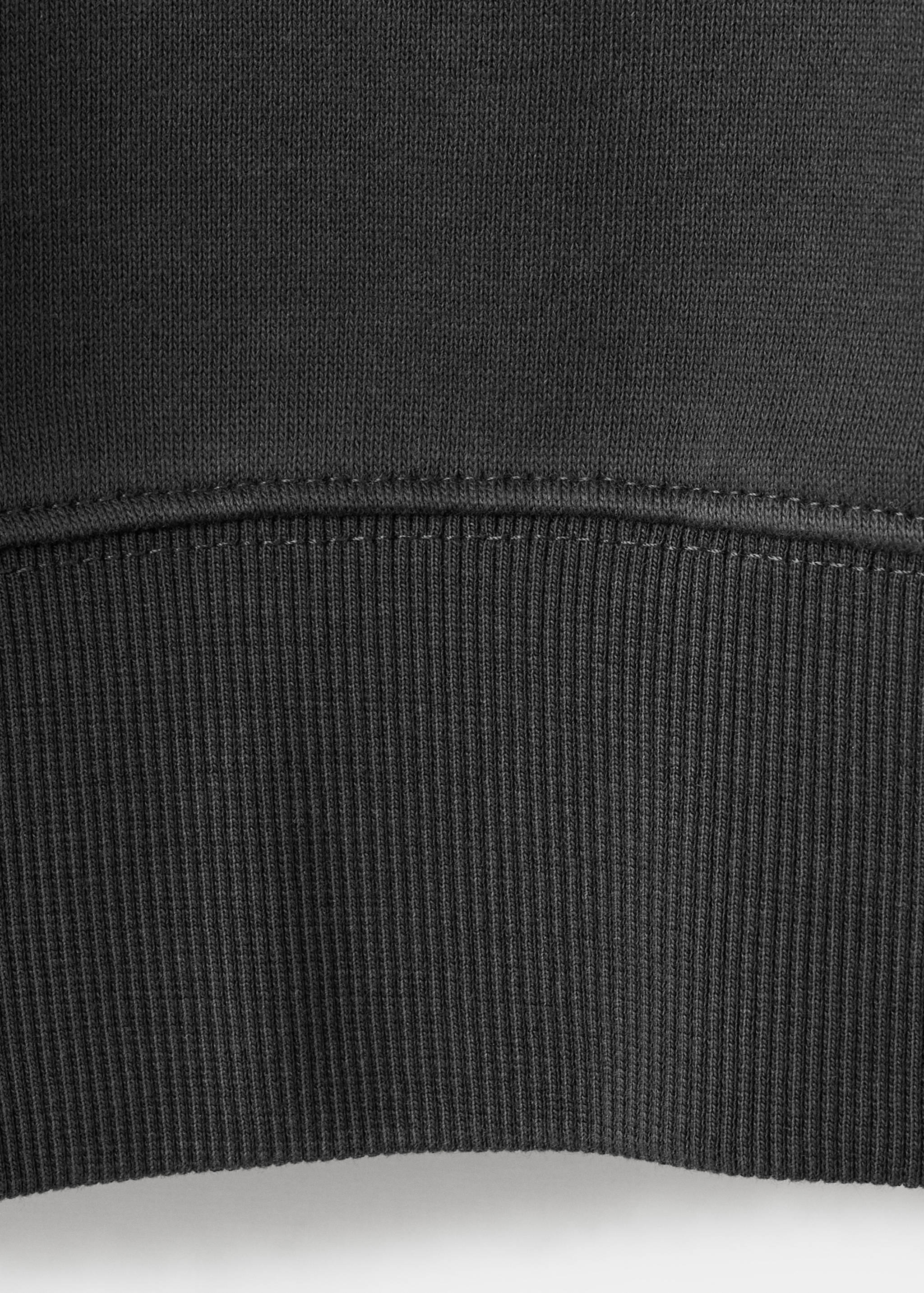 Dessuadora crop cotó - Detall de l'article 0