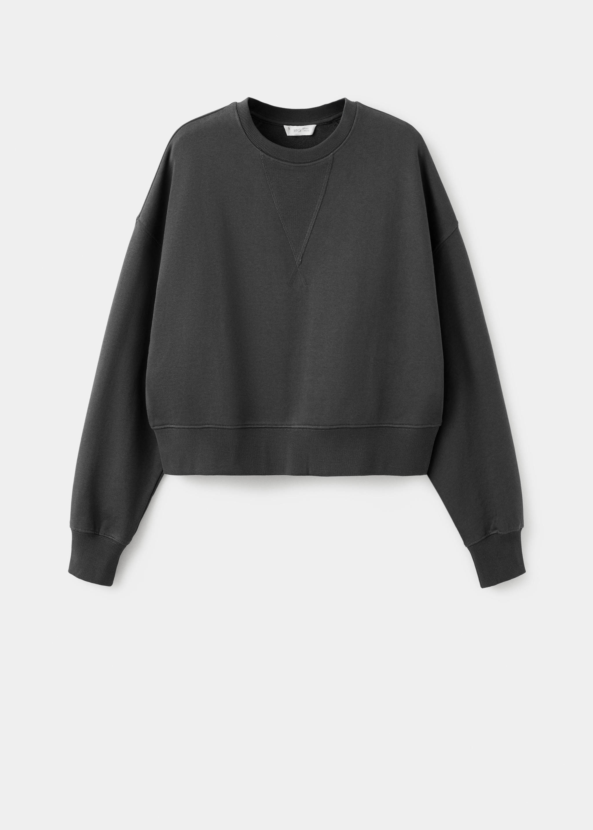 Sudadera crop algodón - Artículo sin modelo