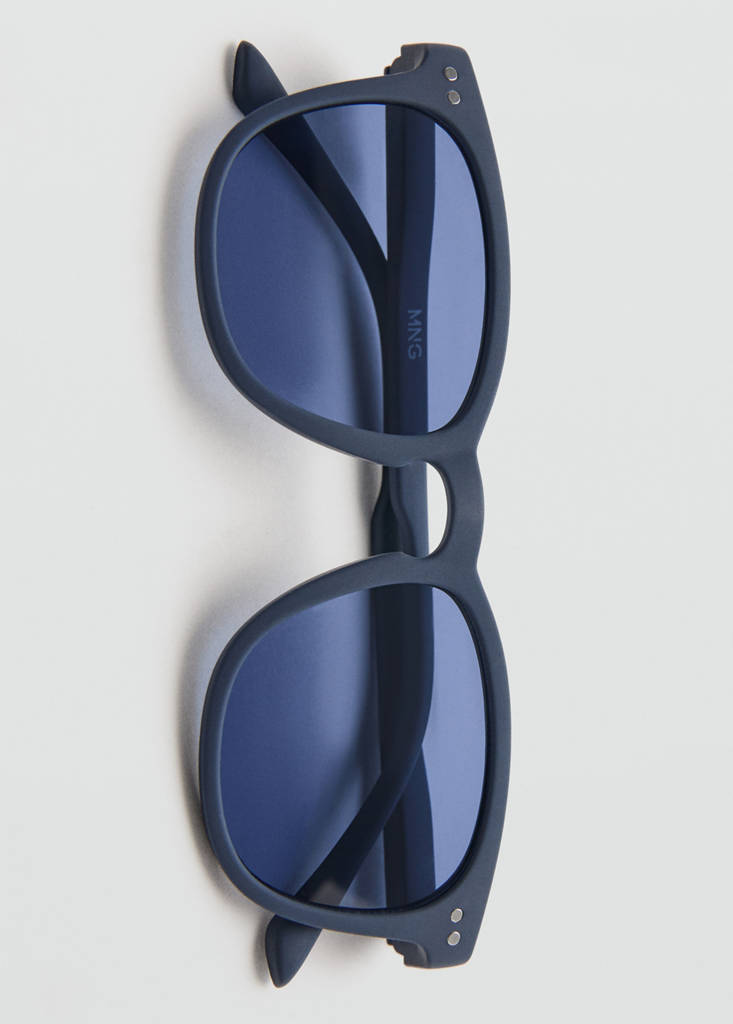 Square sunglasses — Blue