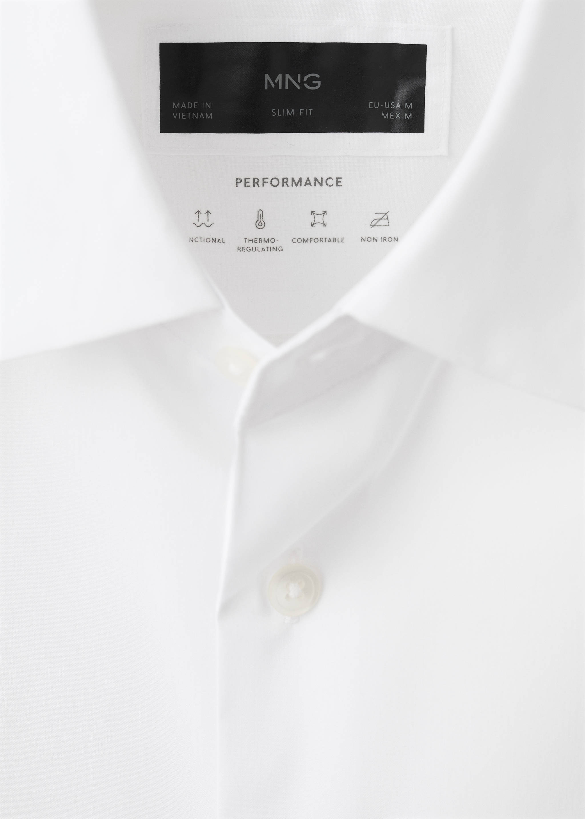 Рубашка из хлопка comfort stretch non-iron - Деталь изделия 8