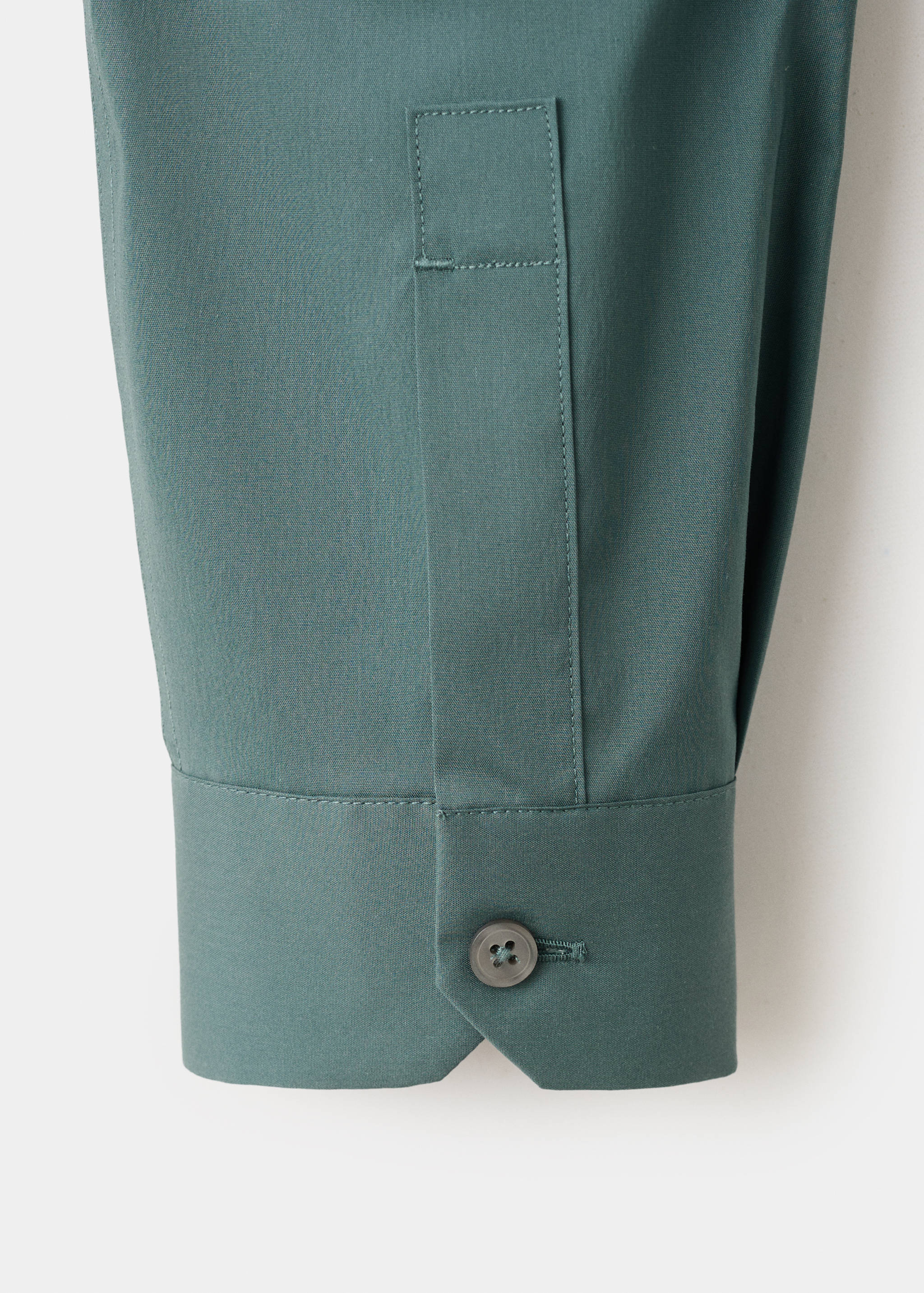 Comfort stretch non-iron cotton shirt - Details of the article 0
