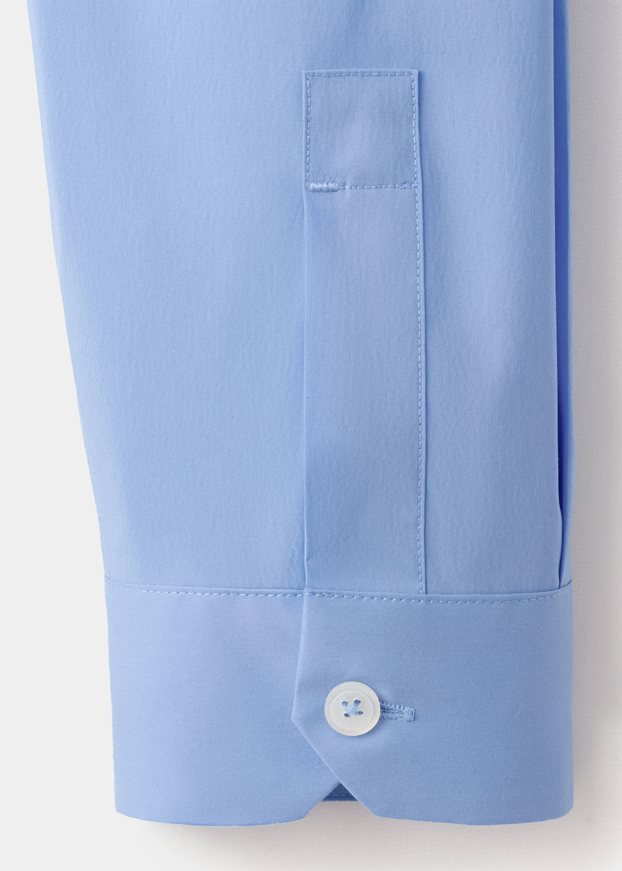 Comfort stretch non-iron cotton shirt - Details of the article 0