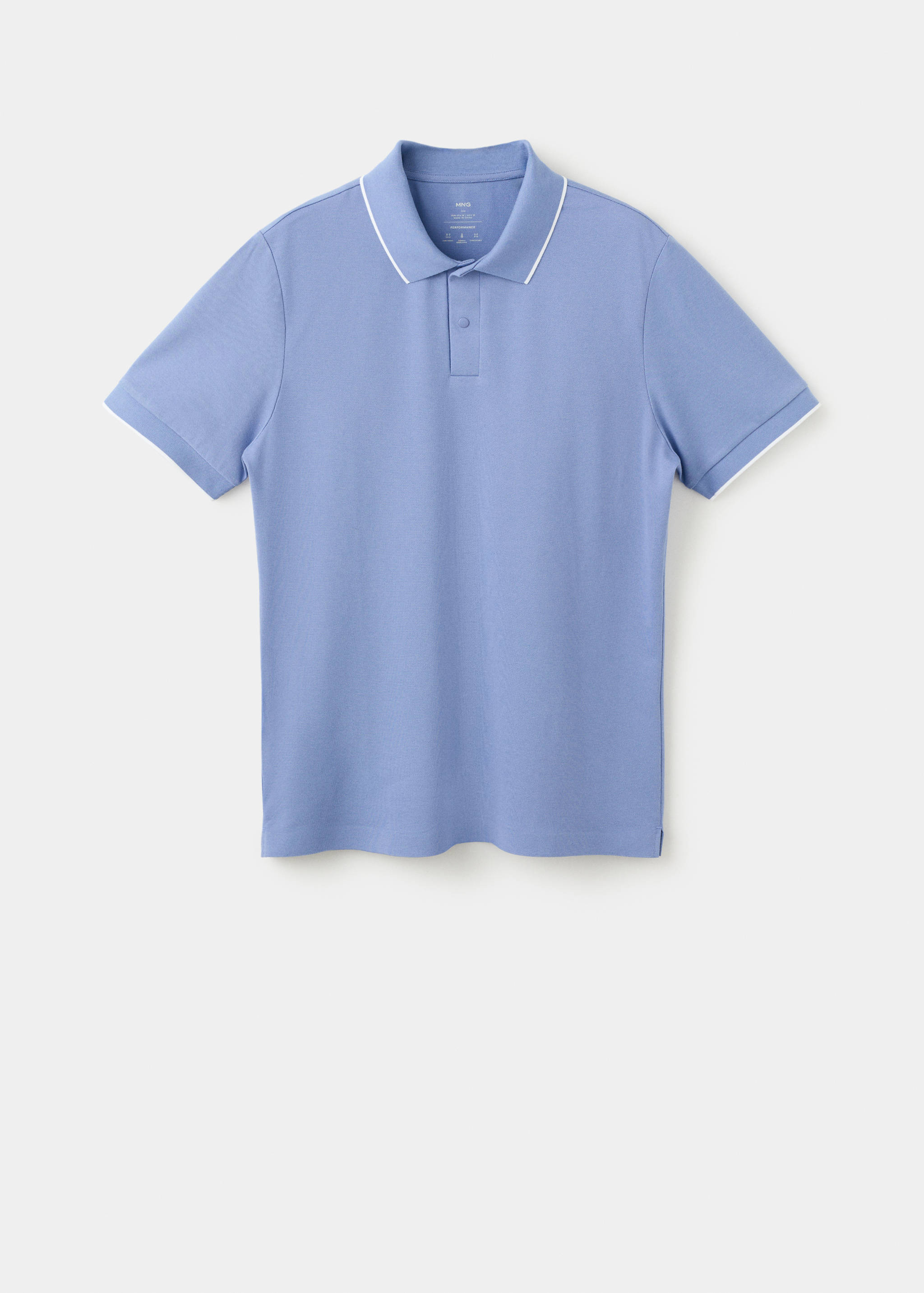 Polo de piqué comfort stretch Coolmax ® - Artigo sem modelo