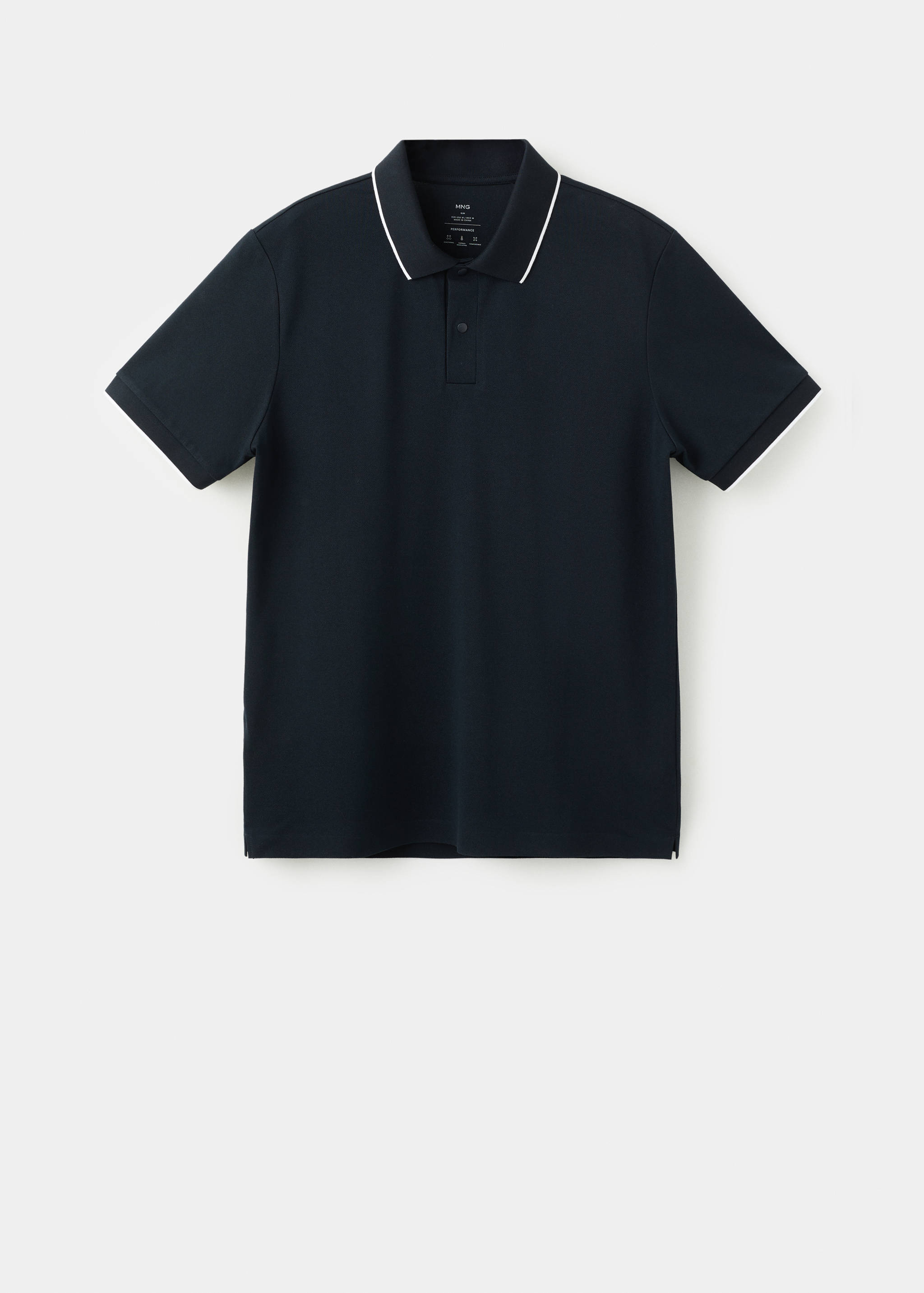 Polo de piqué comfort stretch Coolmax ® - Artigo sem modelo