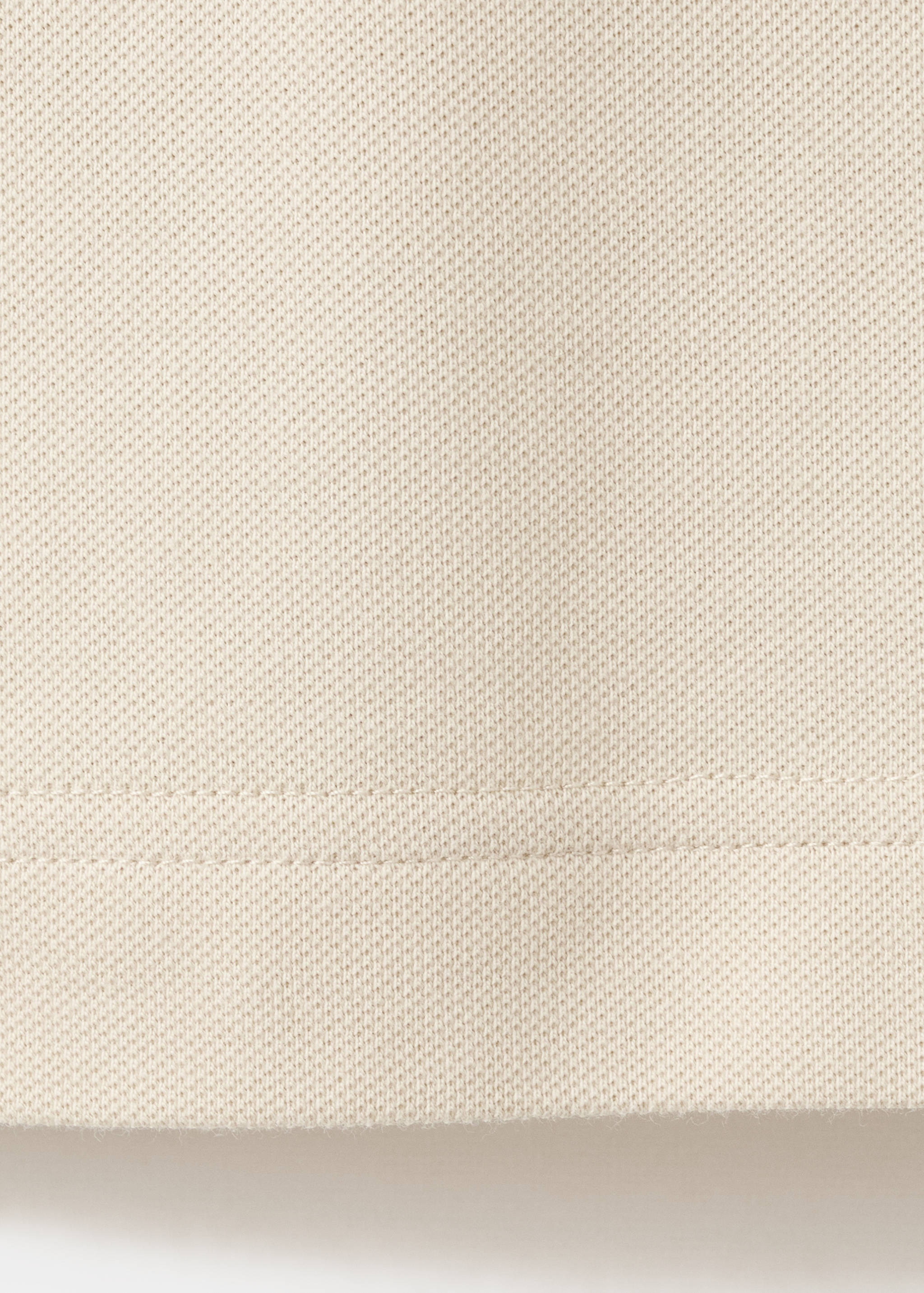 Поло regular fit из хлопка пике - Деталь изделия 0