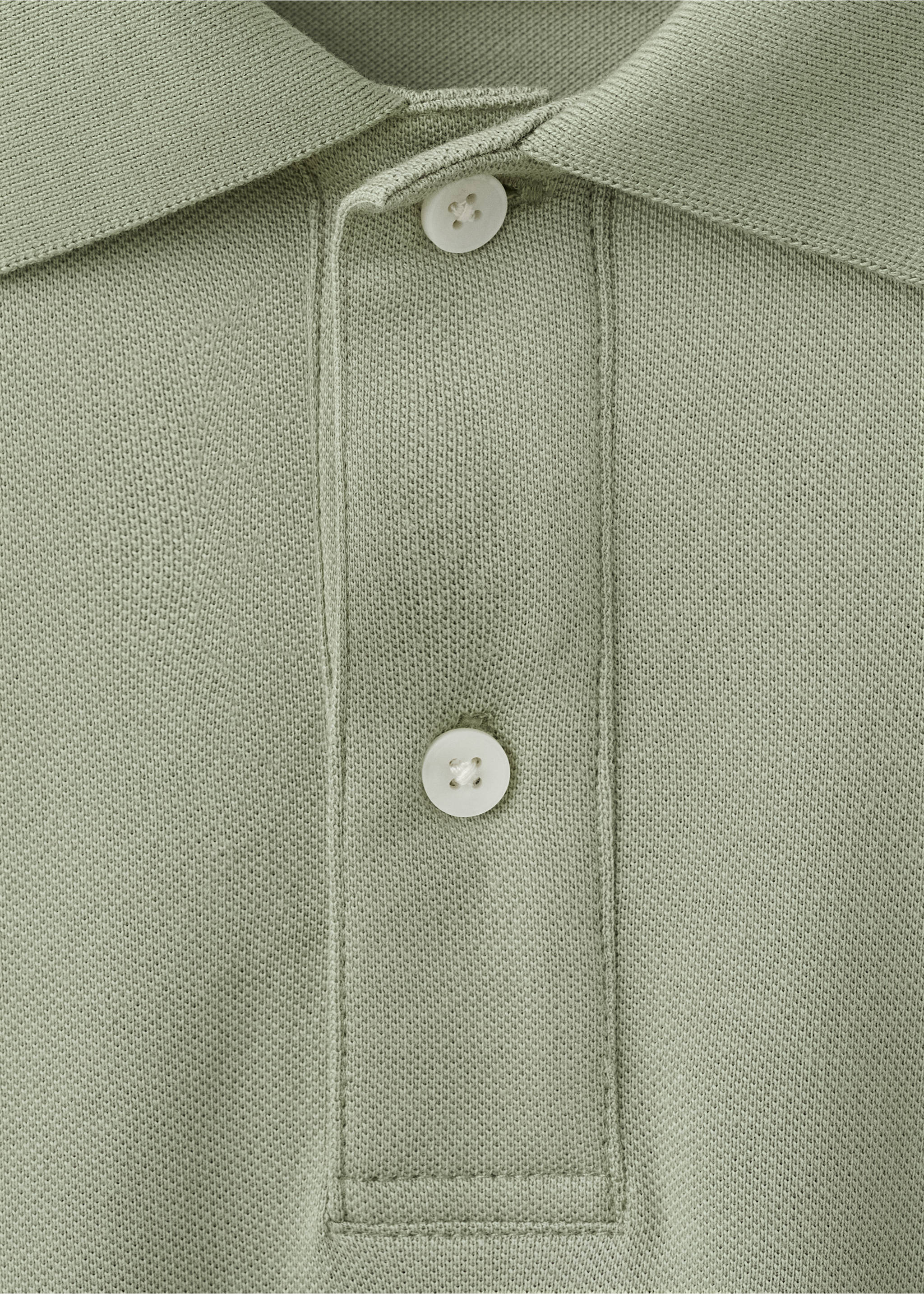 Polo regular-fit piqué coton - Détail de l'article 8, Vert menthe. Ref: 27024427-00.