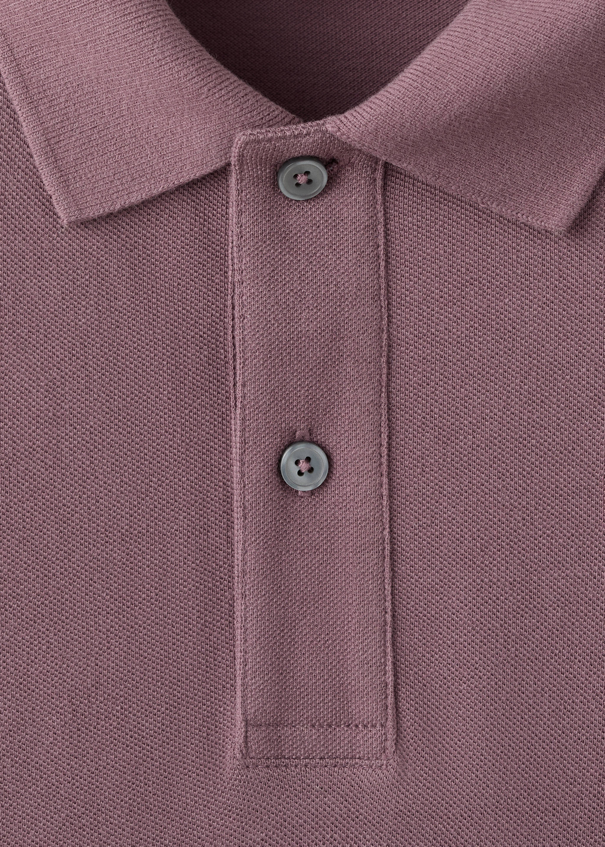 Поло regular fit из хлопка пике - Деталь изделия 8