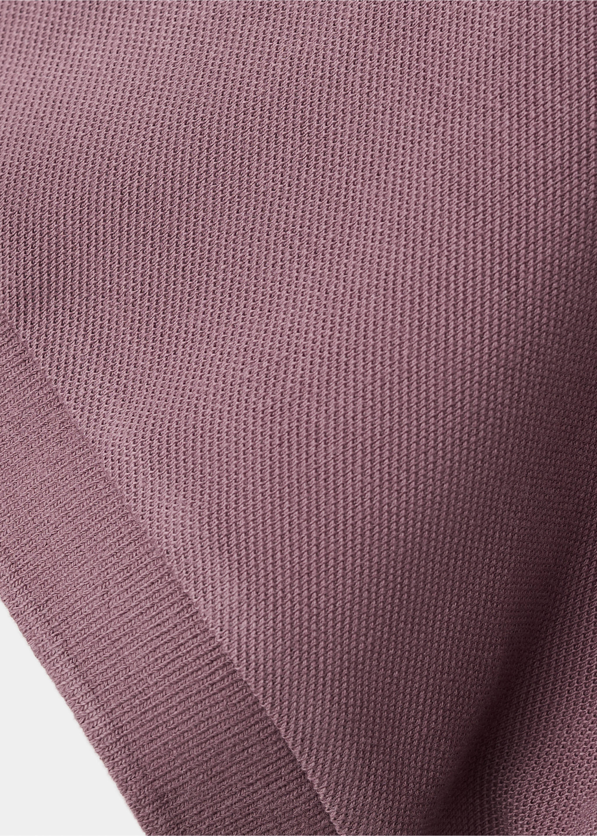 قميص بولو بقصة عادية من قطن بيكيه - تفاصيل المنتج 0, أرجواني. Ref: 27024427-00.