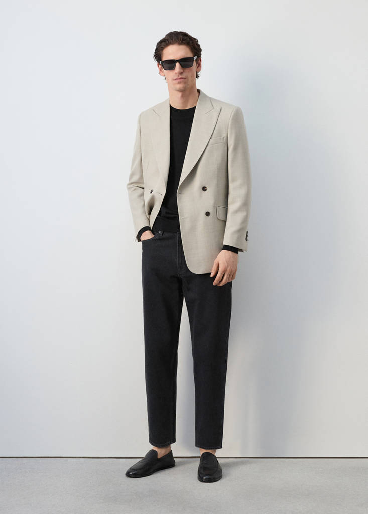 Sammy cropped carrot-fit jeans — Black denim