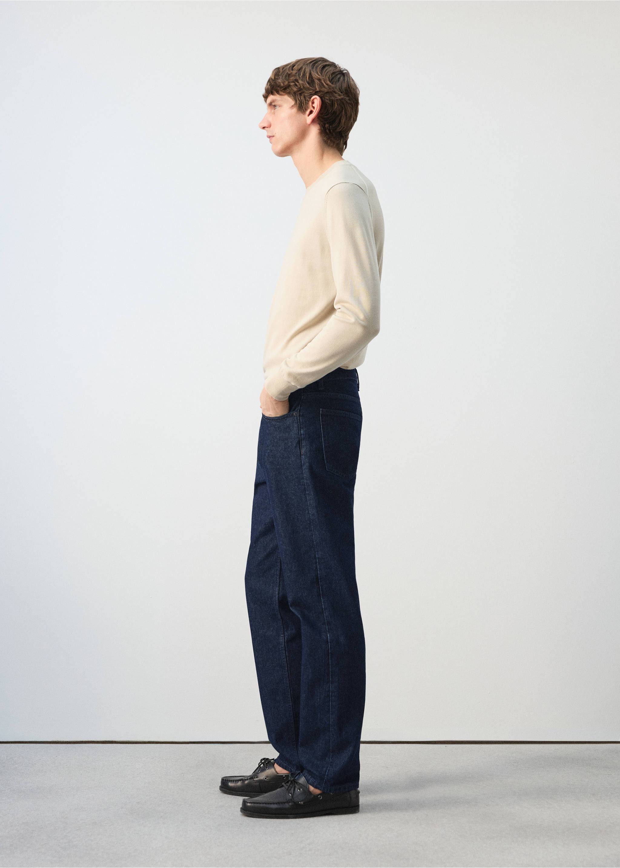 Bob regular-fit jeans - Details of the article 2, Open Blue. Ref: 27024430-00.