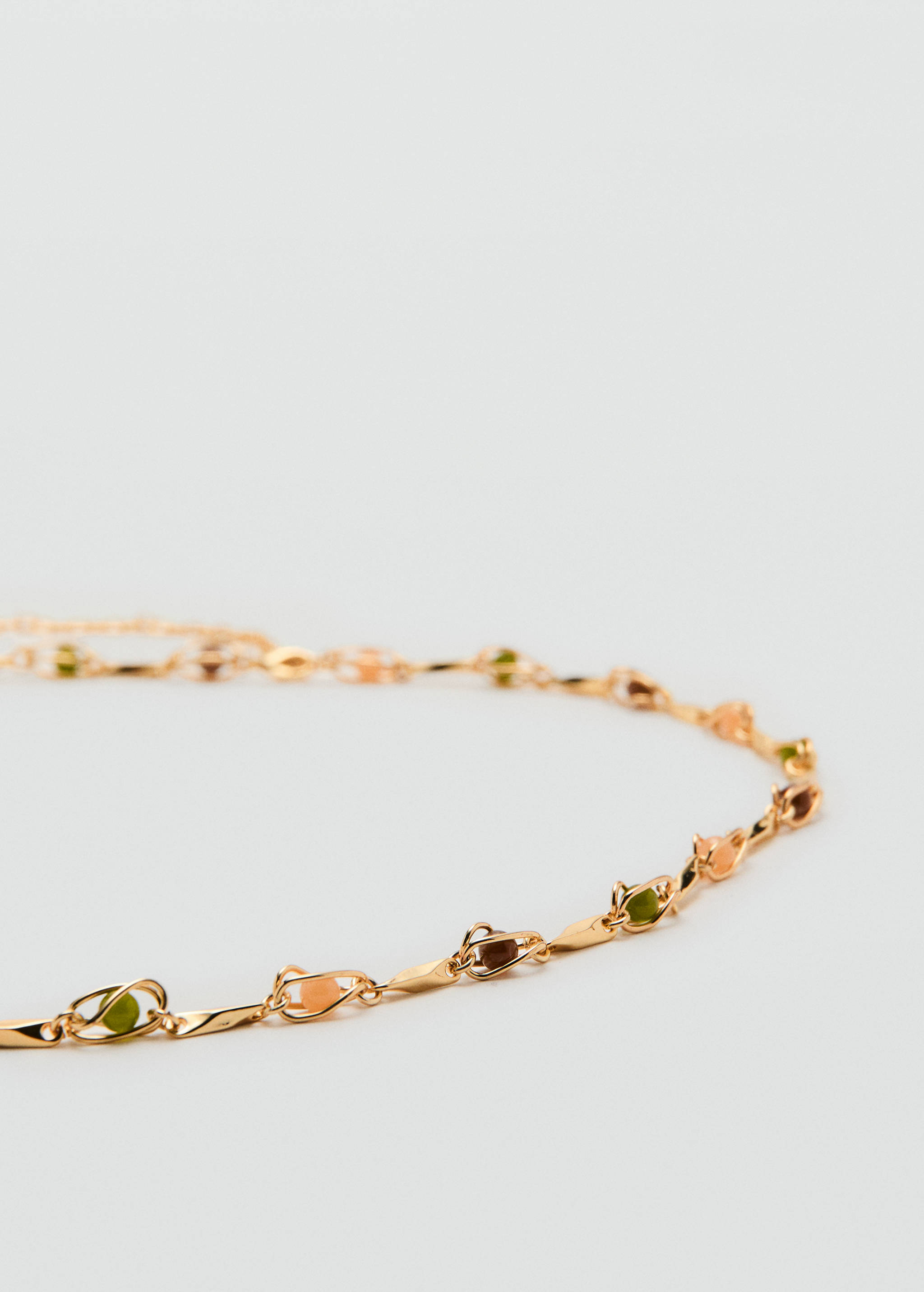 Beaded chain belt - Medium plane