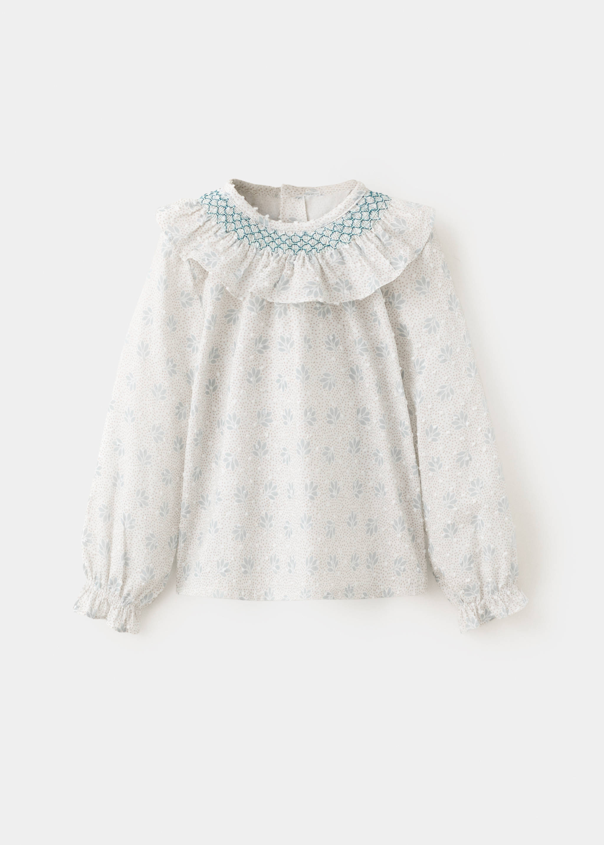 Blusa flores detalle volantes - Artículo sin modelo