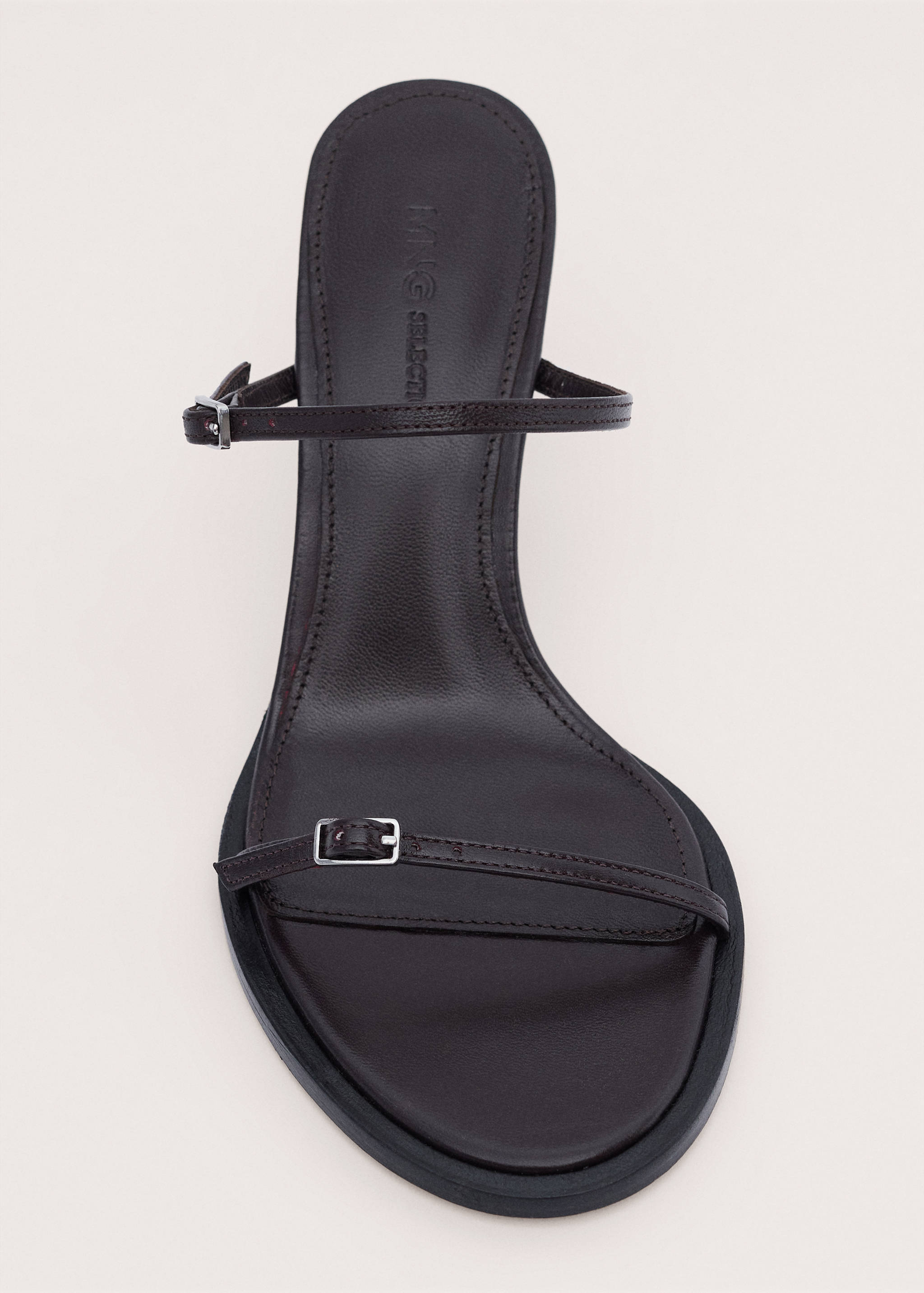 Sandales 100 % cuir lanières boucles - Détail de l'article 2