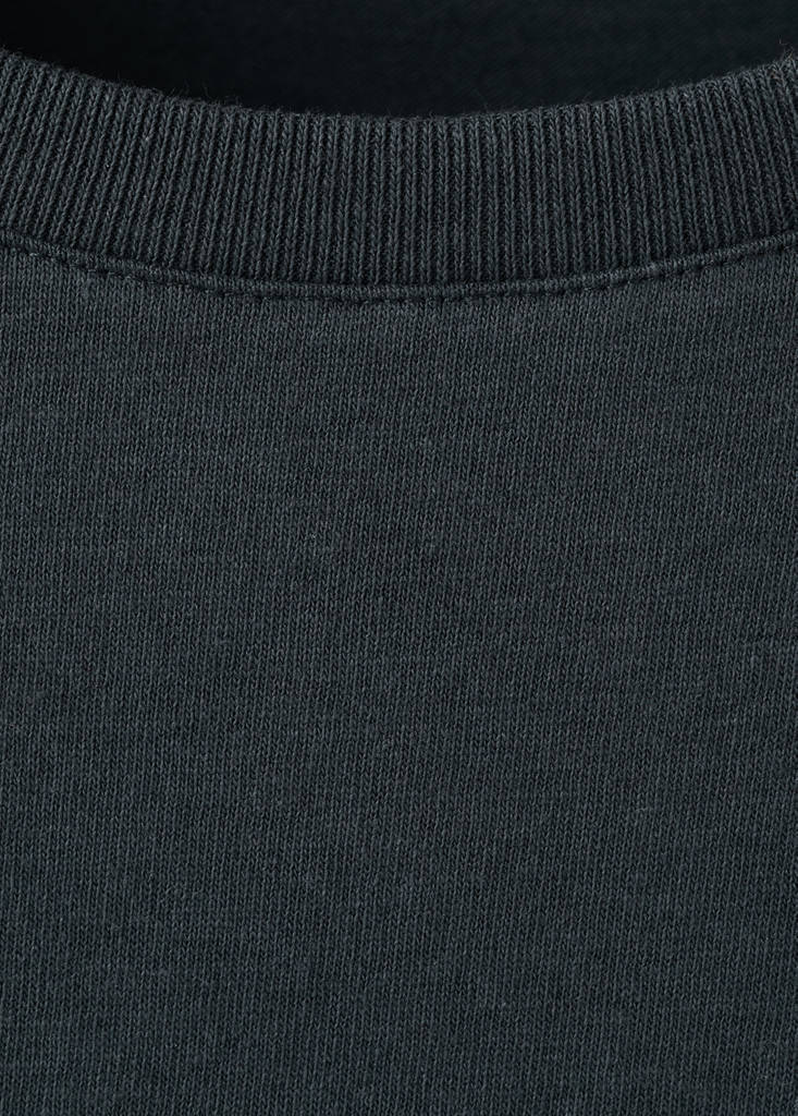 Printed cotton-blend t-shirt — Navy