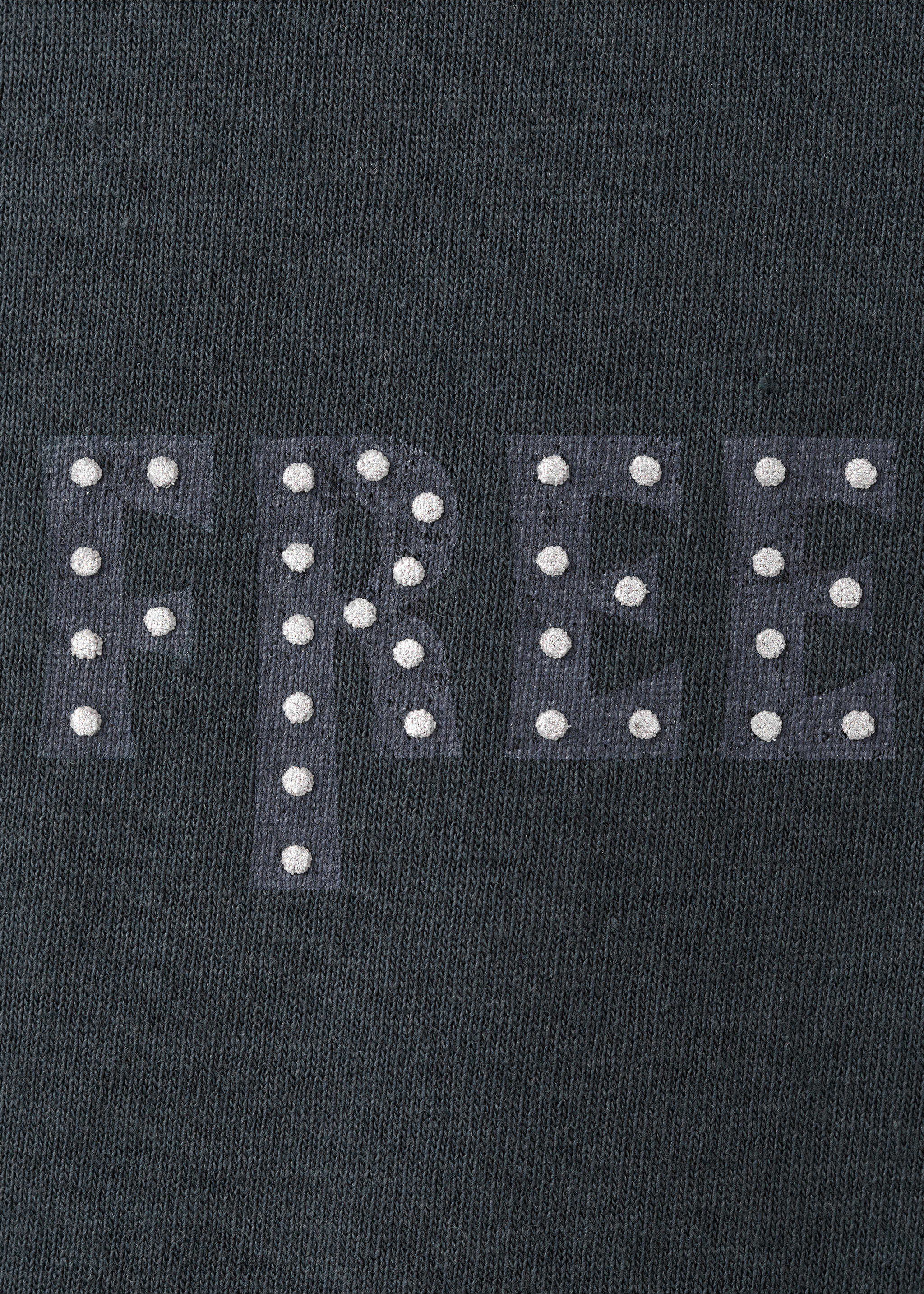 Bavlněné tričko s potiskem - Detail zboží 0, Námořnická modrá. Ref: 27024446-00.