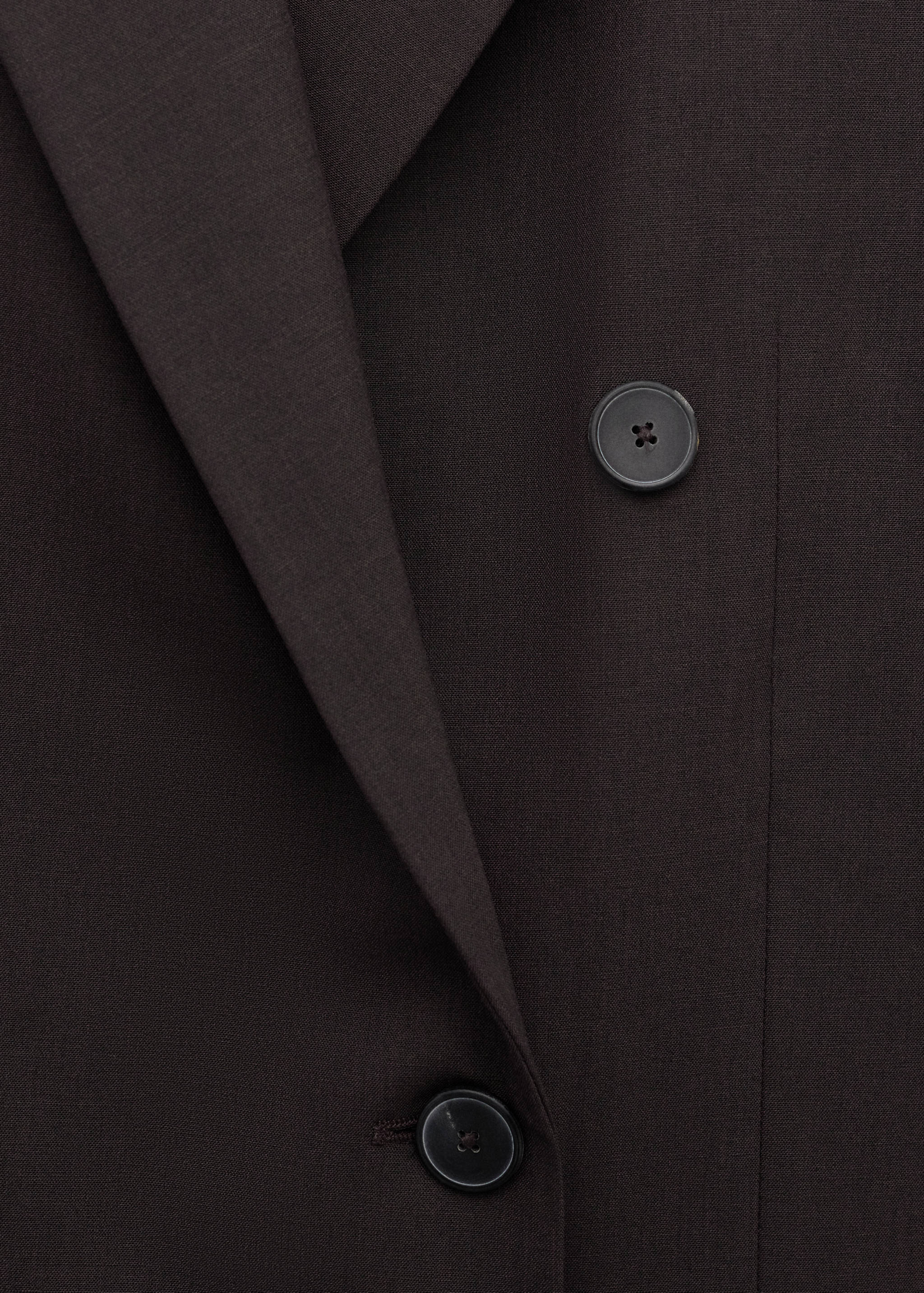 Double-breasted wool suit jacket - Details of the article 8