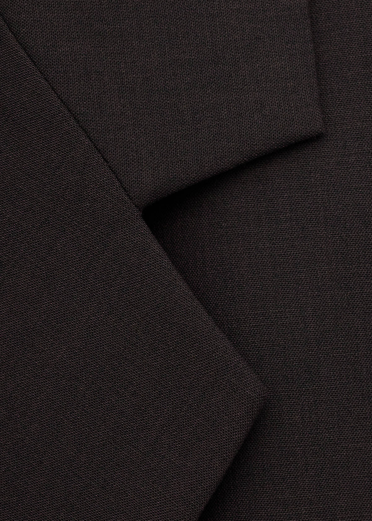 Double-breasted wool suit jacket — Plum