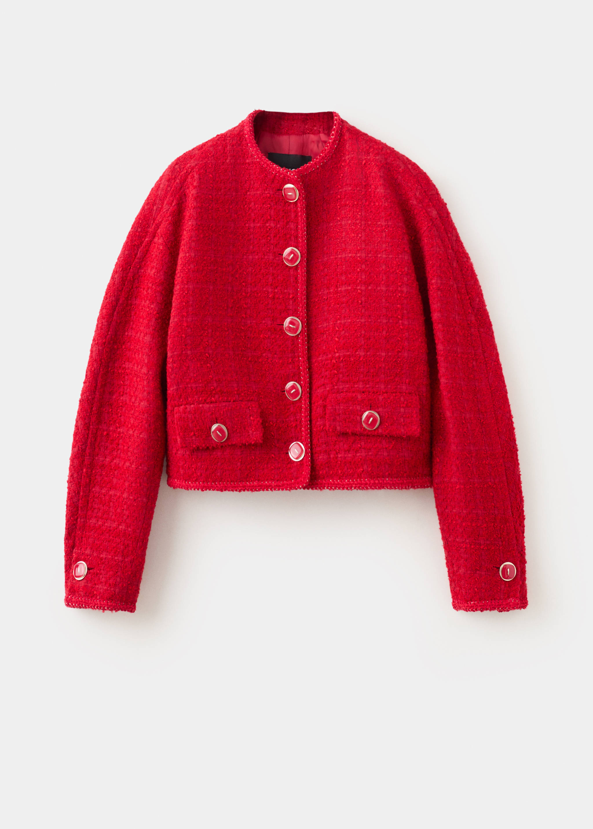 Chaqueta tweed botones joya - Artículo sin modelo