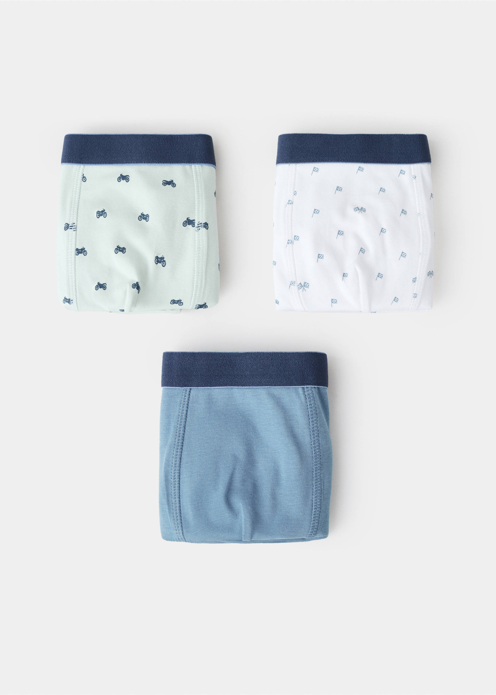 Pack 3 calzoncillos combinados - Artículo sin modelo, Verde agua. Ref: 27024769-00.