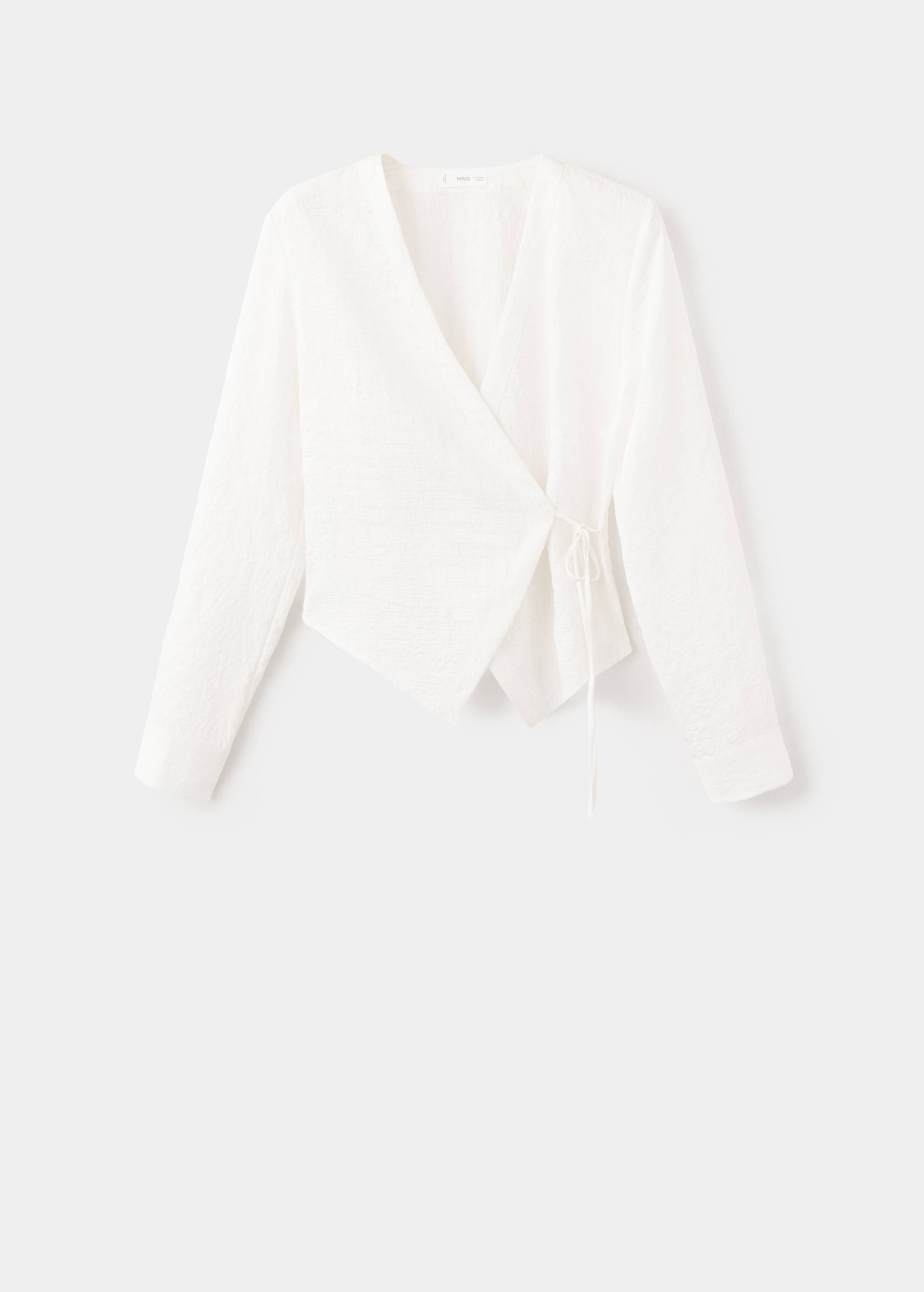Blusa cruzada lazo - Artículo sin modelo