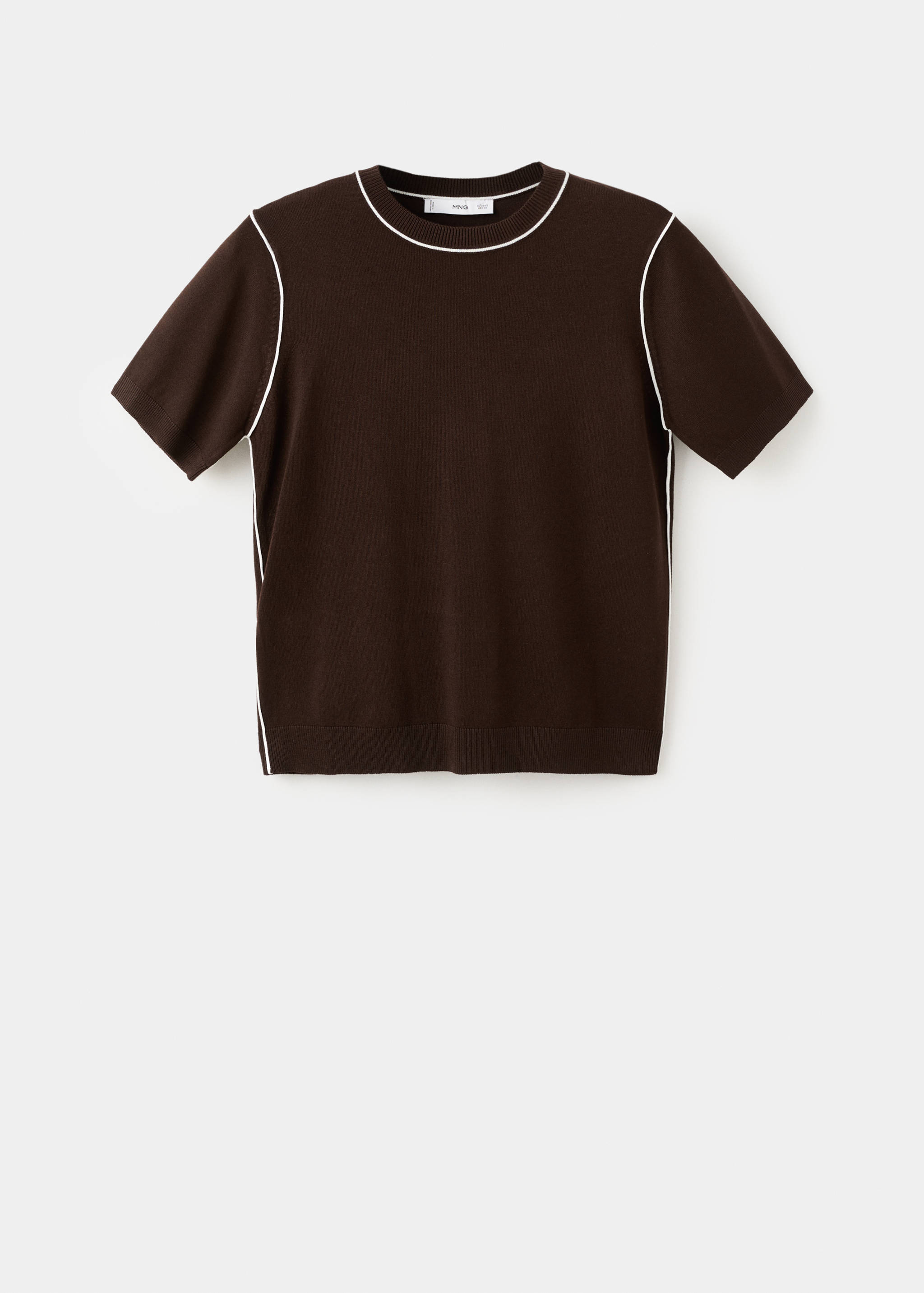 Jersei de punt fi amb ratlles de contrast - Article sense model