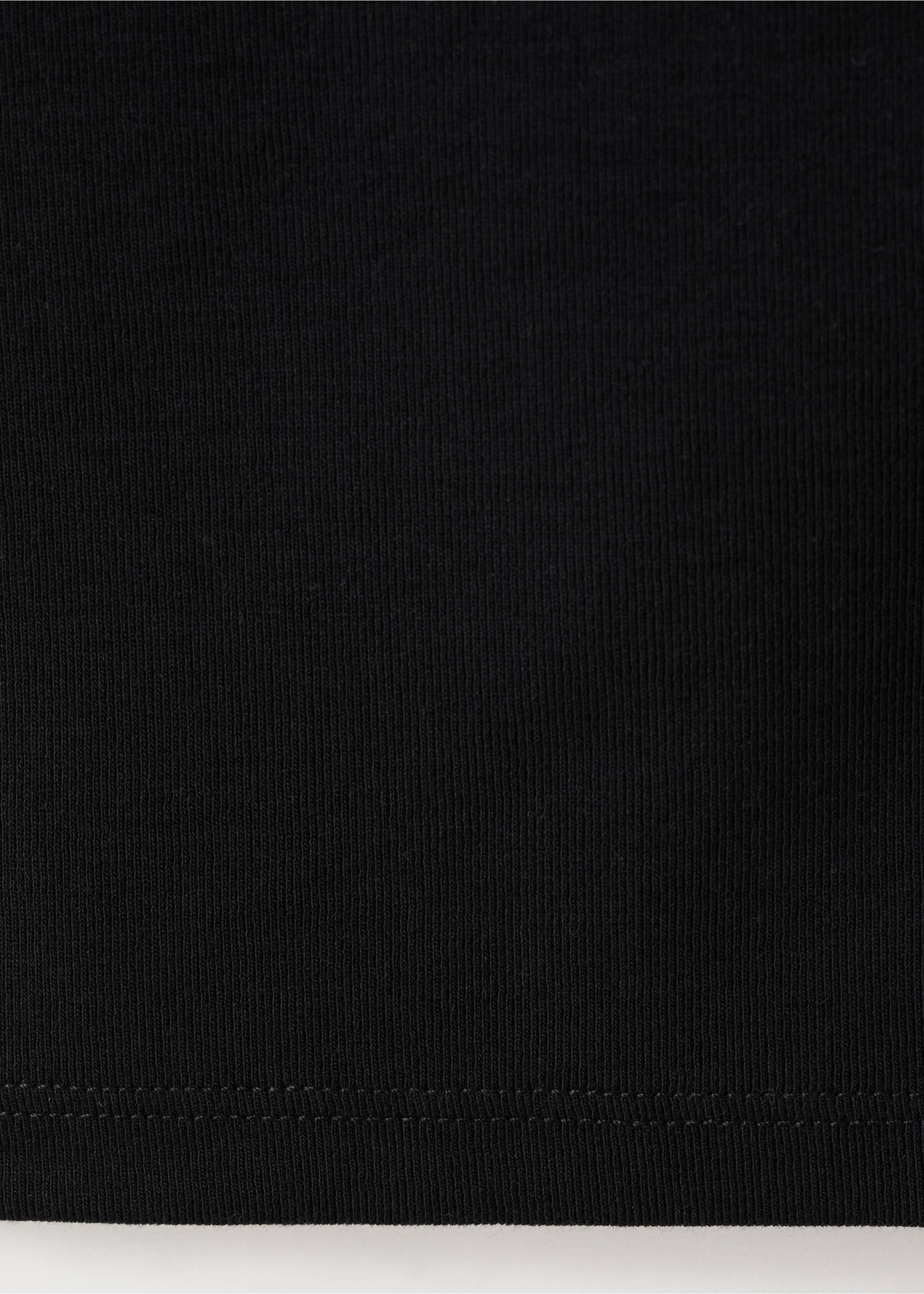 Cotton tank top - Details of the article 0, Black. Ref: 27024779-00.