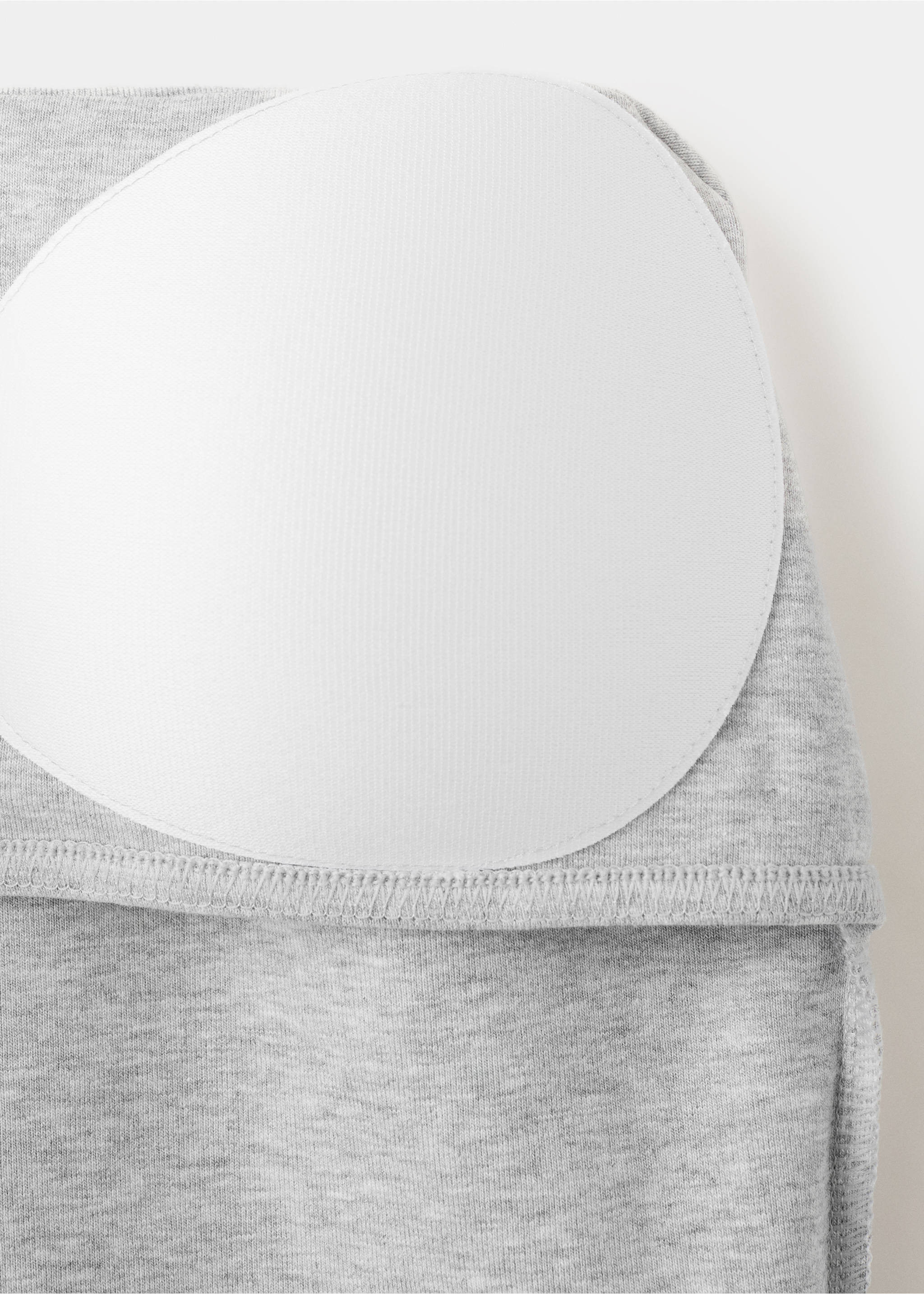 Cotton tank top - Details of the article 0, Medium Heather Grey. Ref: 27024780-00.